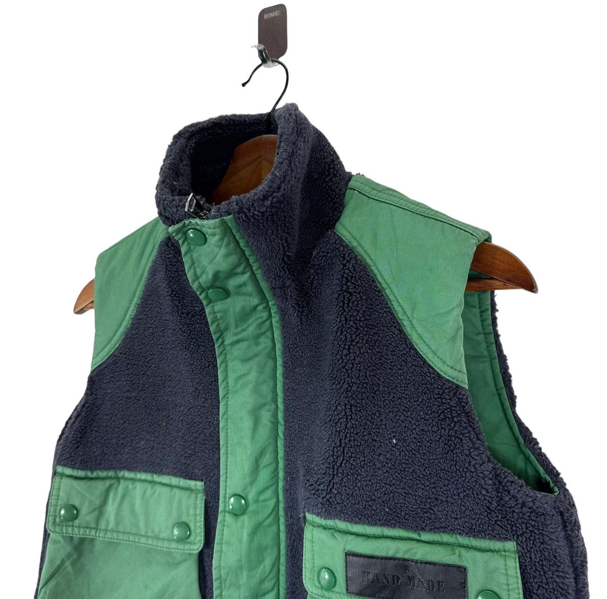 Vintage VINTAGE HAND MADE SAVE PLANET FLEECE VEST JACKET Size US M / EU 48-50 / 2 - 4 Thumbnail