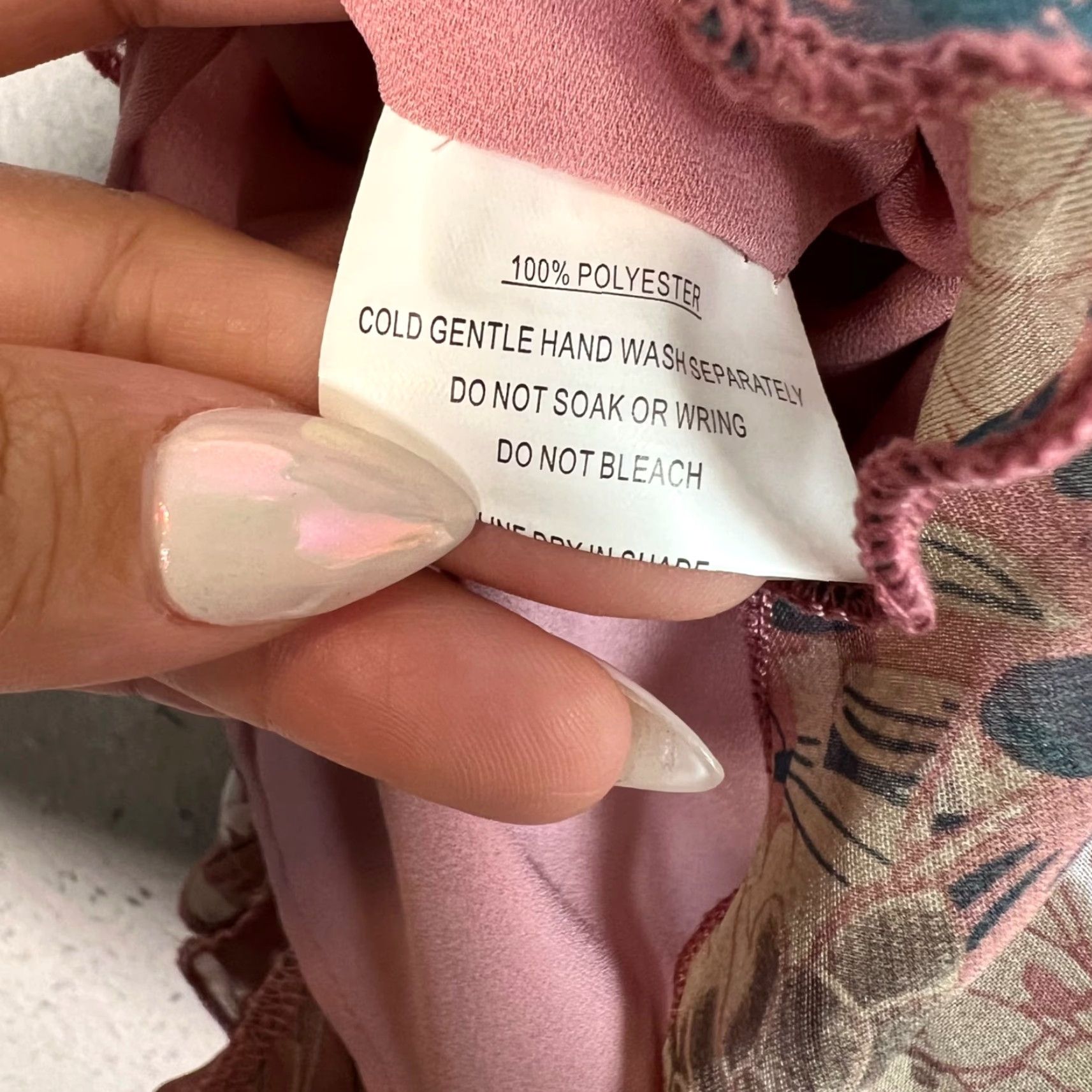 Pinko Indikah Skirt Womens XS Floral Ruffled Mini Pink Beige Polyester Short Summer, Spring Casual Womens XS Skirt Size 26" / US 2 / IT 38 - 4 Thumbnail