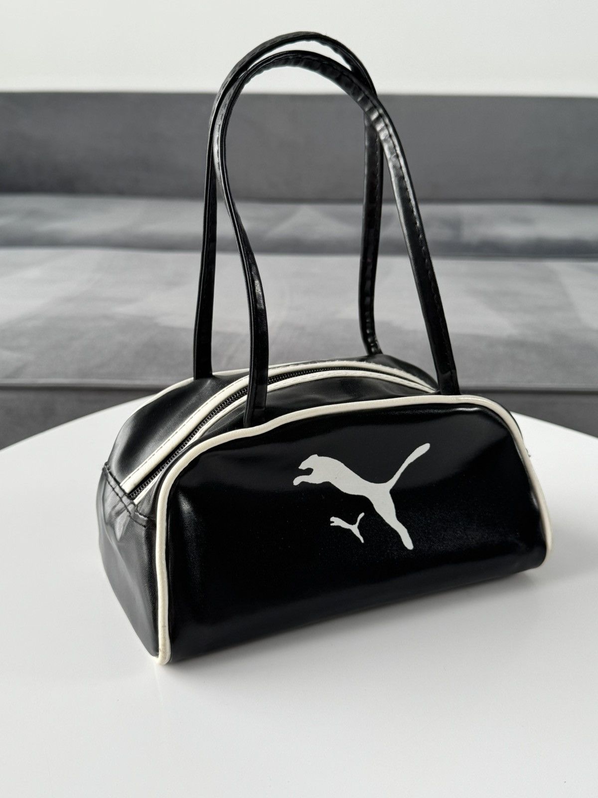 Avant Garde x Hysteric Glamour Vintage Y2K Glamour Puma Unique Bright Mini Bag in Black, Women's