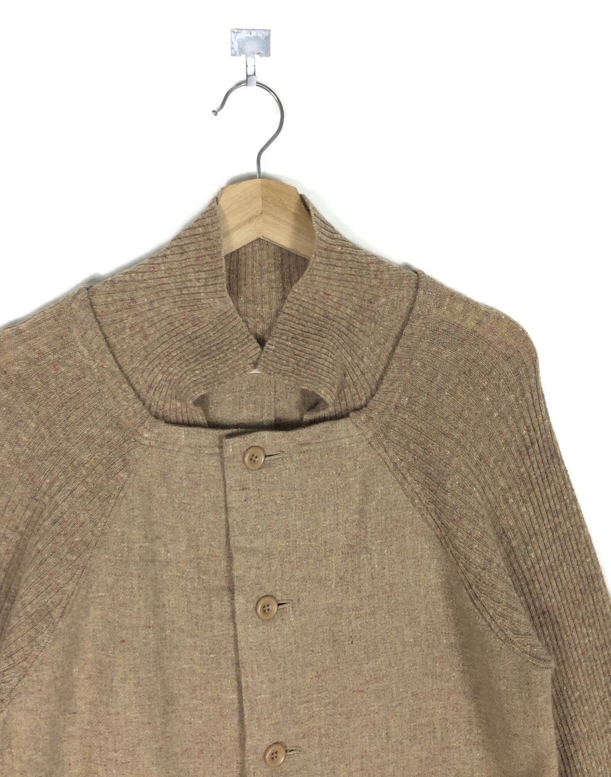 Issey Miyake RARE🔥AW2012 ISSEY MIYAKE PLANTATION WOOL KNIT LIGHT JACKET Size M / US 6-8 / IT 42-44 - 7 Thumbnail