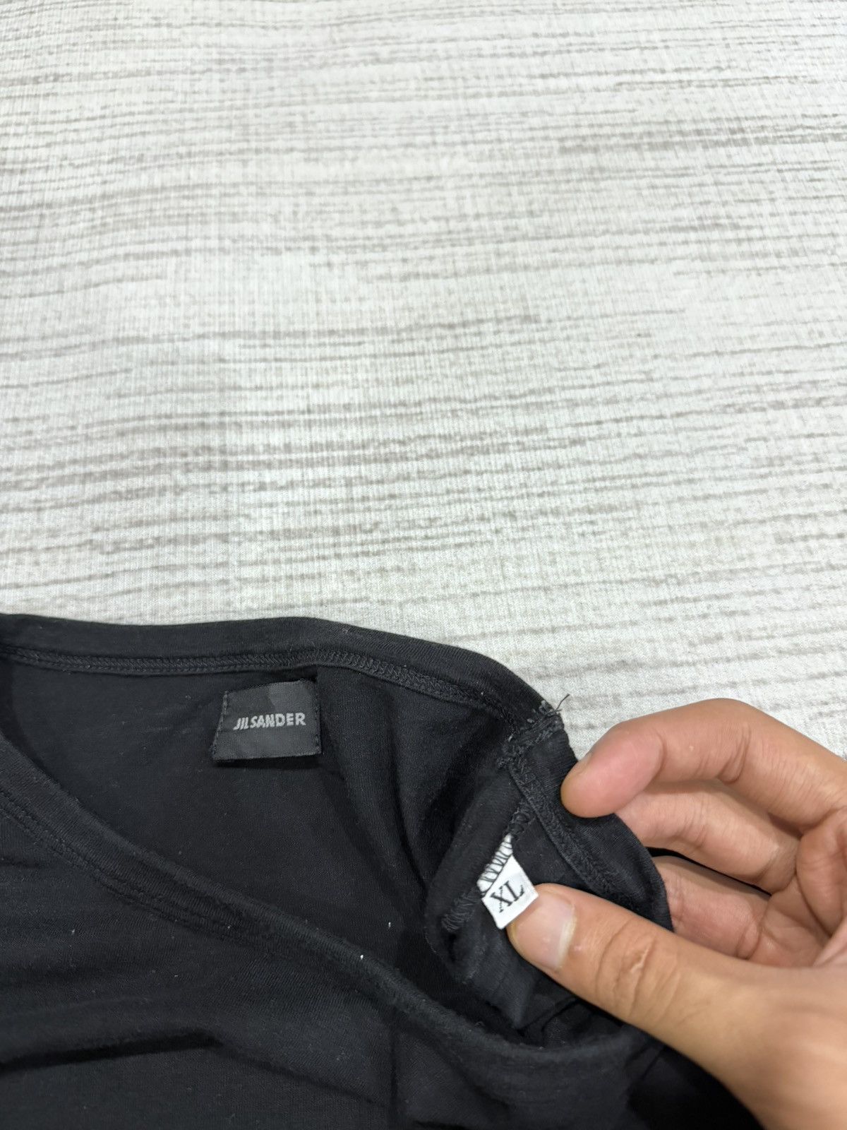 Jil Sander 2000s Jil Sander Raf Simons Era Patchwork Plain Tee Size US L / EU 52-54 / 3 - 10 Thumbnail