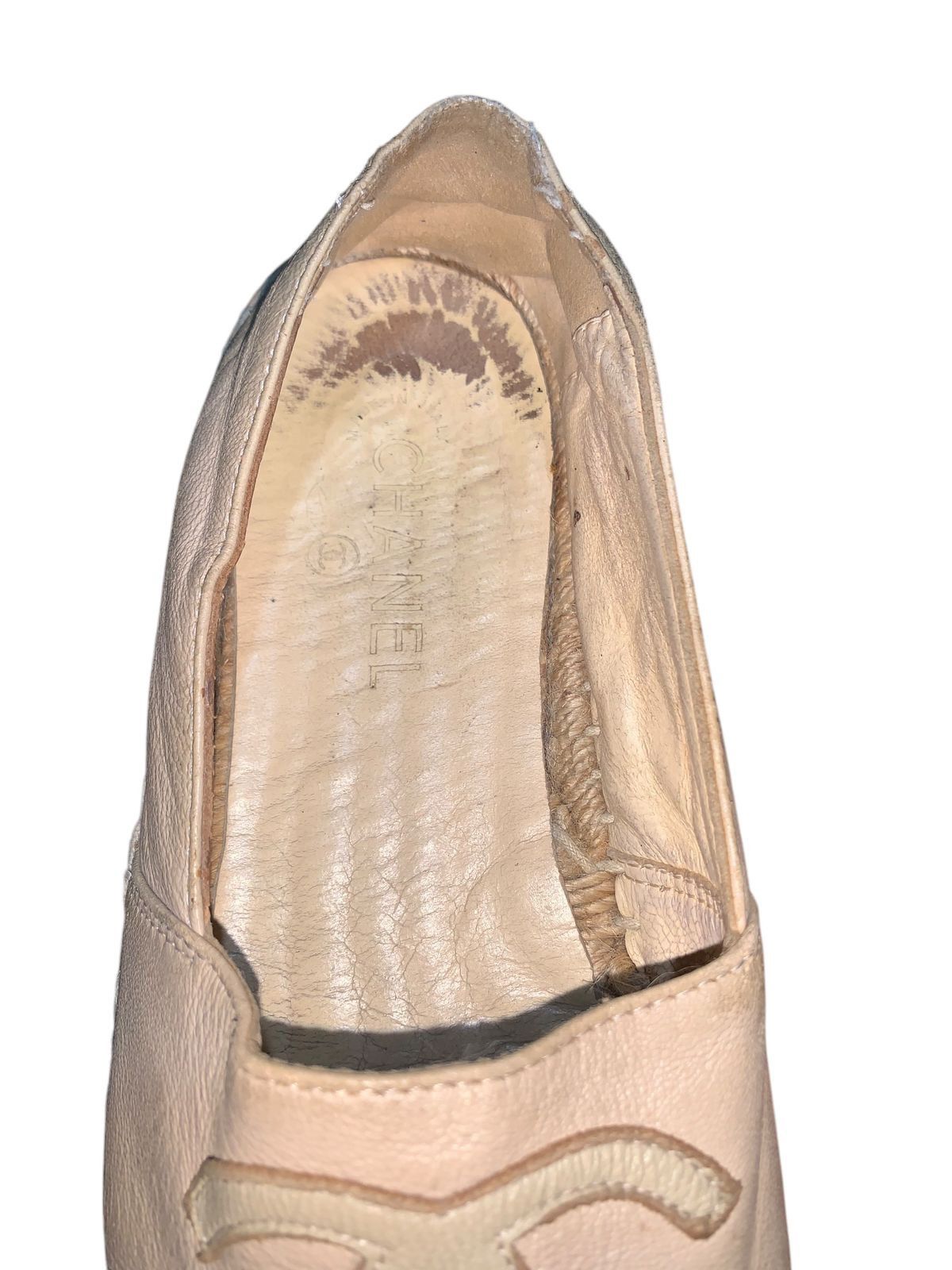 Chanel × Vintage Chanel Espadrilles Lambskin Flat shoes Size US 6 / IT 36 - 8 Thumbnail