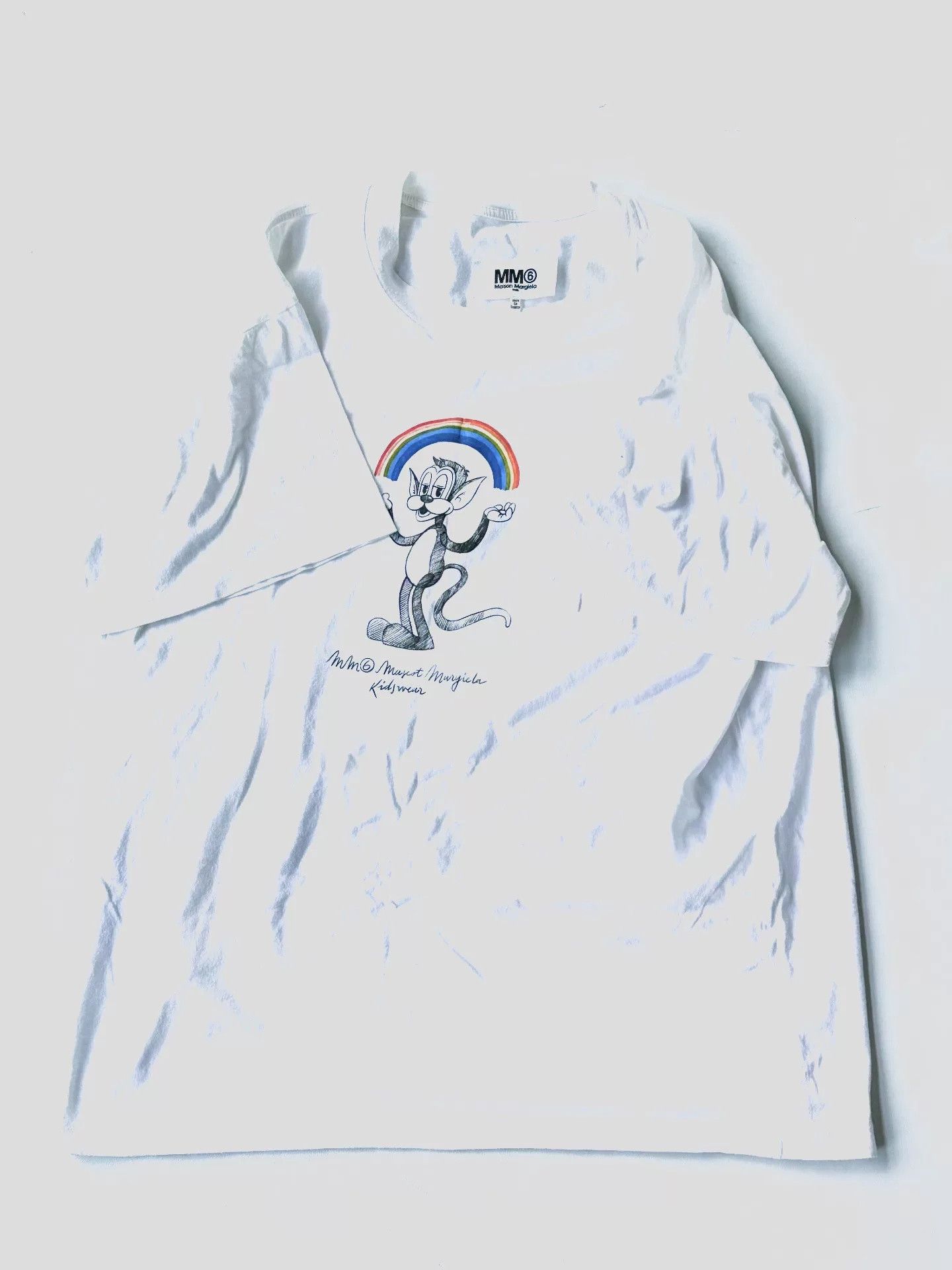 Maison Margiela Maison Margiela Rainbow Monkey T-Shirt Size US XS / EU 42 / 0 - 1 Thumbnail