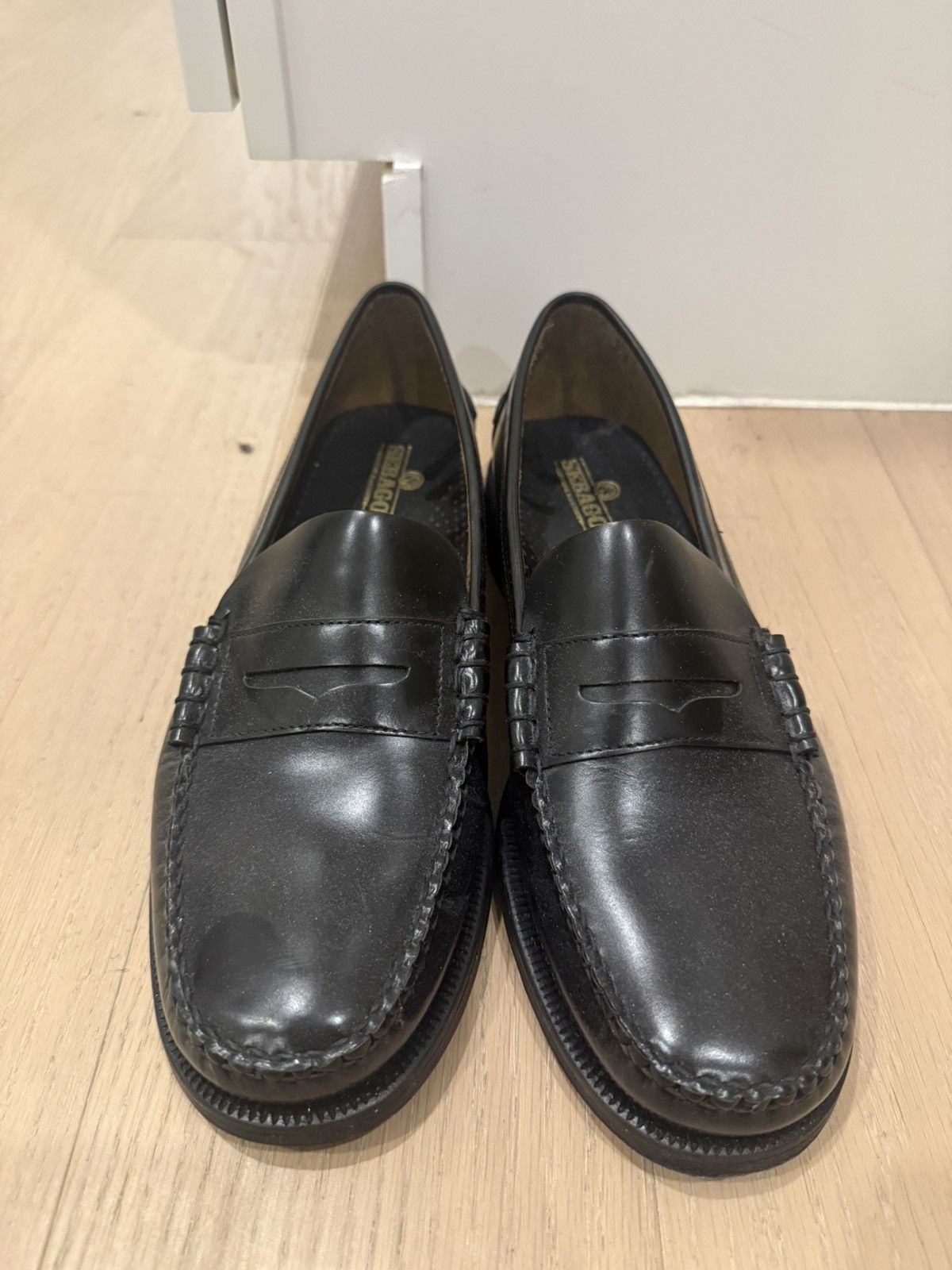 Sebago Sebago Black Classic Dan Loafers Size US 11.5 / EU 44-45 - 2 Thumbnail