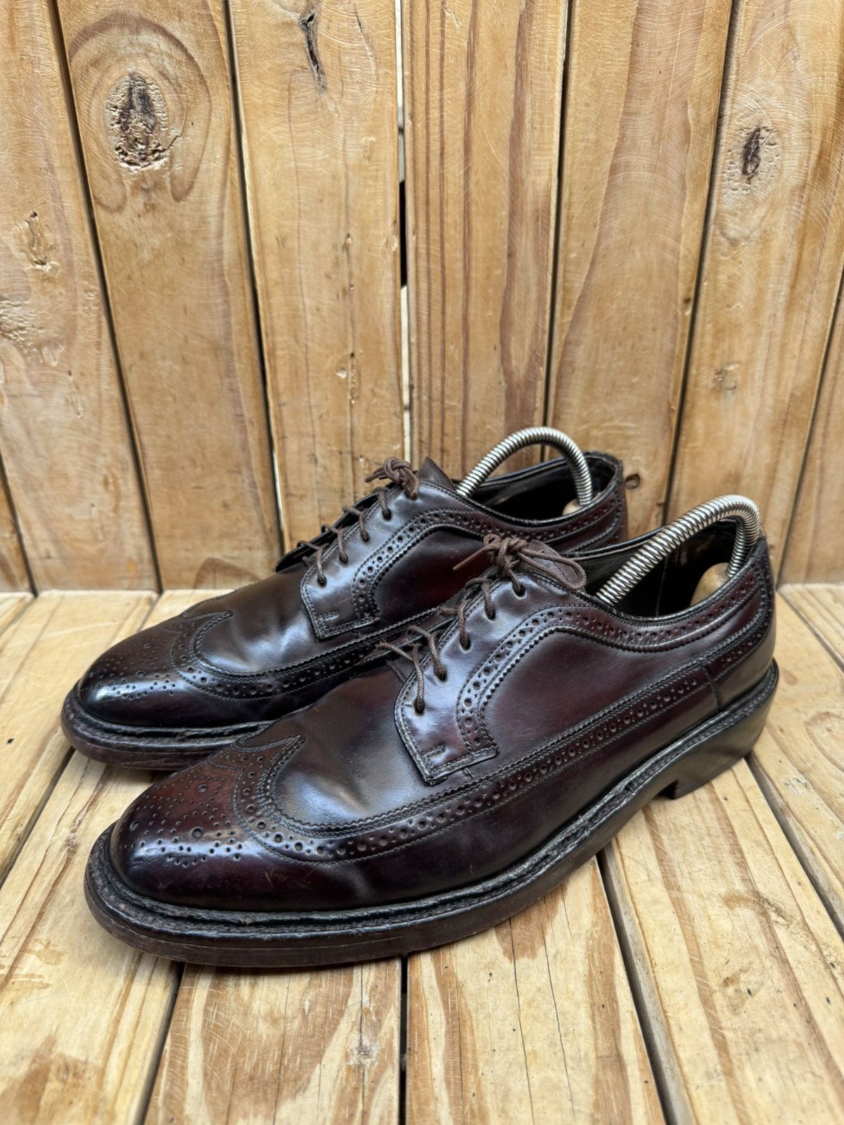 Hanover Hanover brogue wingtip shell cordovan Men’s dress shoes US 9 Size US 9 / EU 42 - 22 Thumbnail