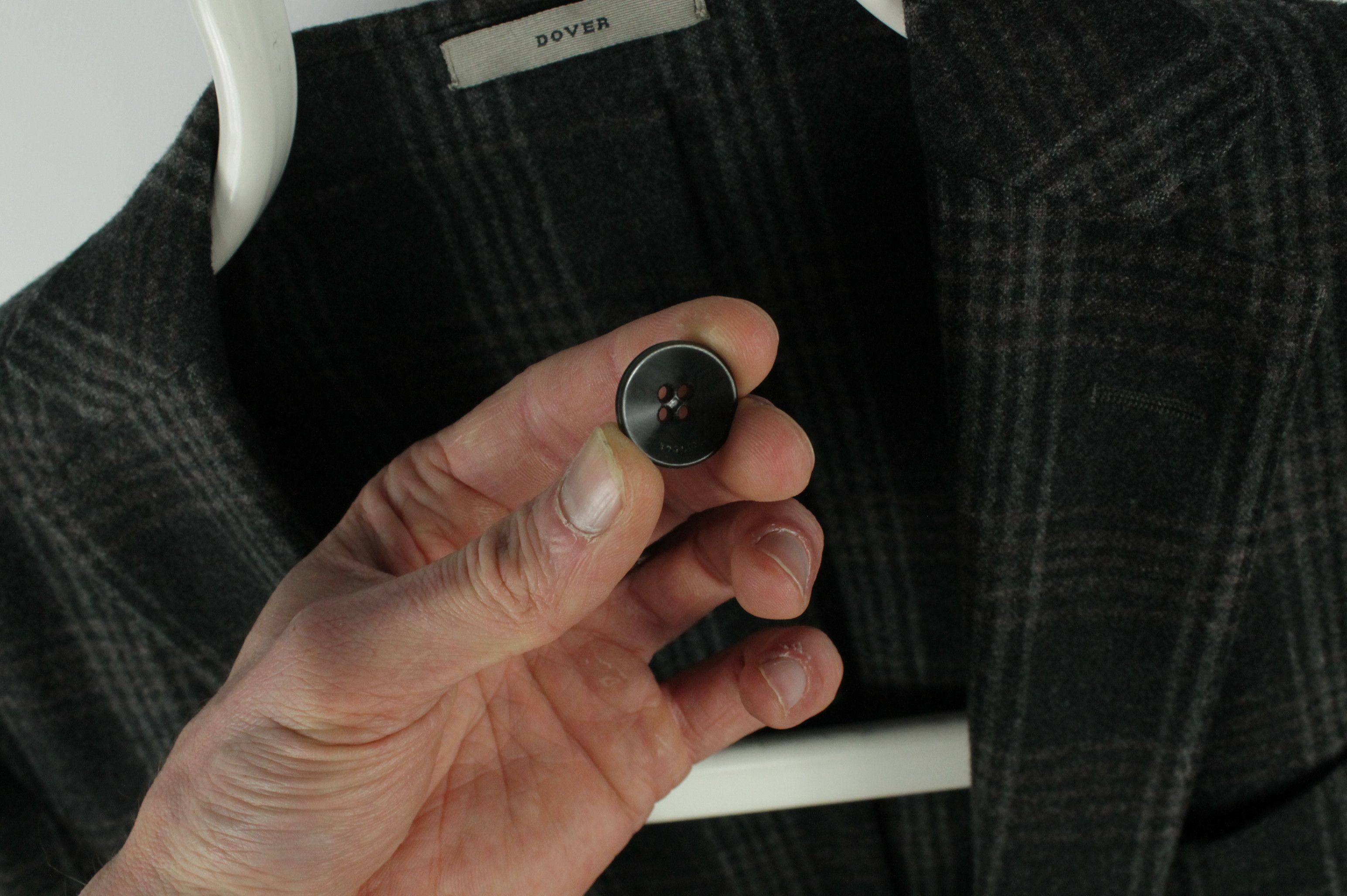 Boglioli Boglioli Dover Check Flannel Wool Slim Fit Sport Coat Jacket Size US M / EU 48-50 / 2 - 10 Thumbnail