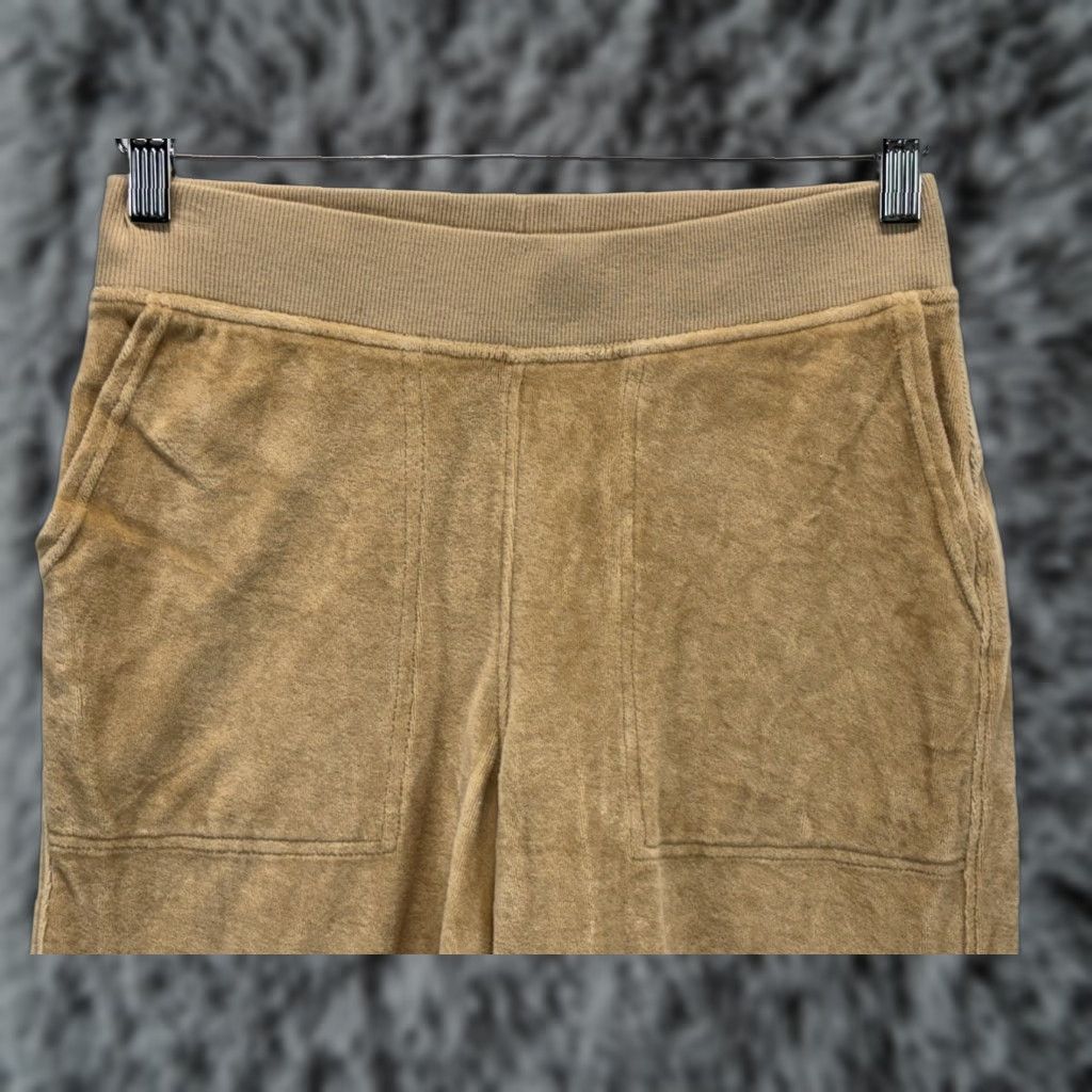 Vintage Pact Sweatpants Womens S Sesame Velour Relaxed Lounge Organic Cotton Casual Beige Size 28" / US 6 / IT 42 - 1 Thumbnail