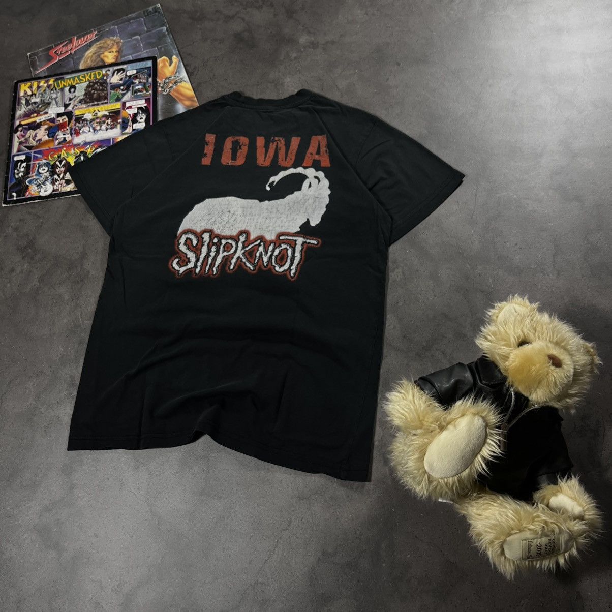 Slipknot Vintage 00s Slipknot Iowa goat big logo heavy metal tee Size US L / EU 52-54 / 3 - 3 Thumbnail