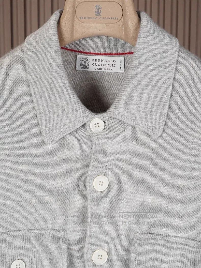 Brunello Cucinelli Brunello Cucinelli Cashmere knitted coat Size US M / EU 48-50 / 2 - 7 Thumbnail