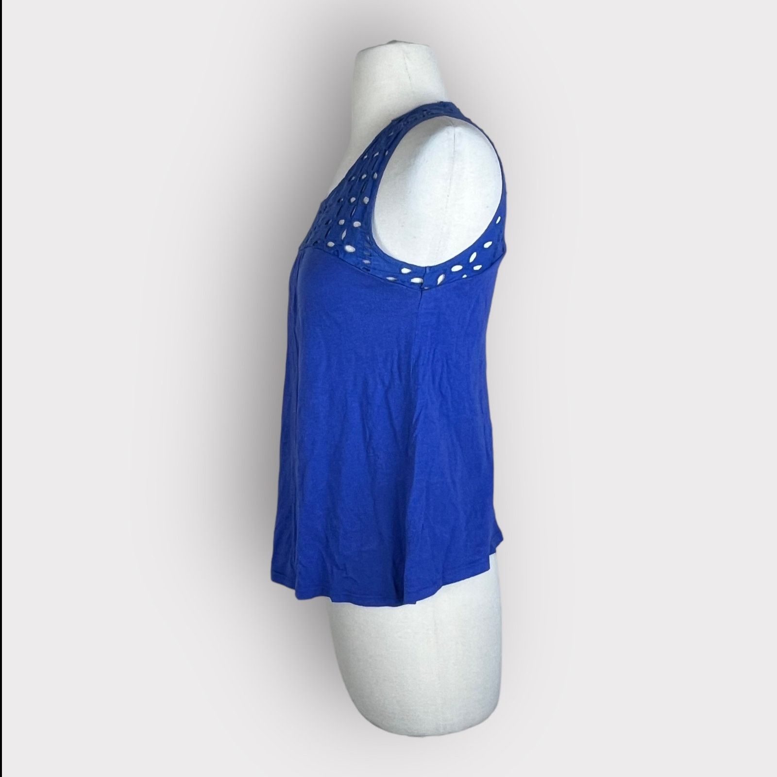 Fossil Fossil | Vintage Y2K Eyelet Accent Tank | Small Size S / US 4 / IT 40 - 3 Thumbnail
