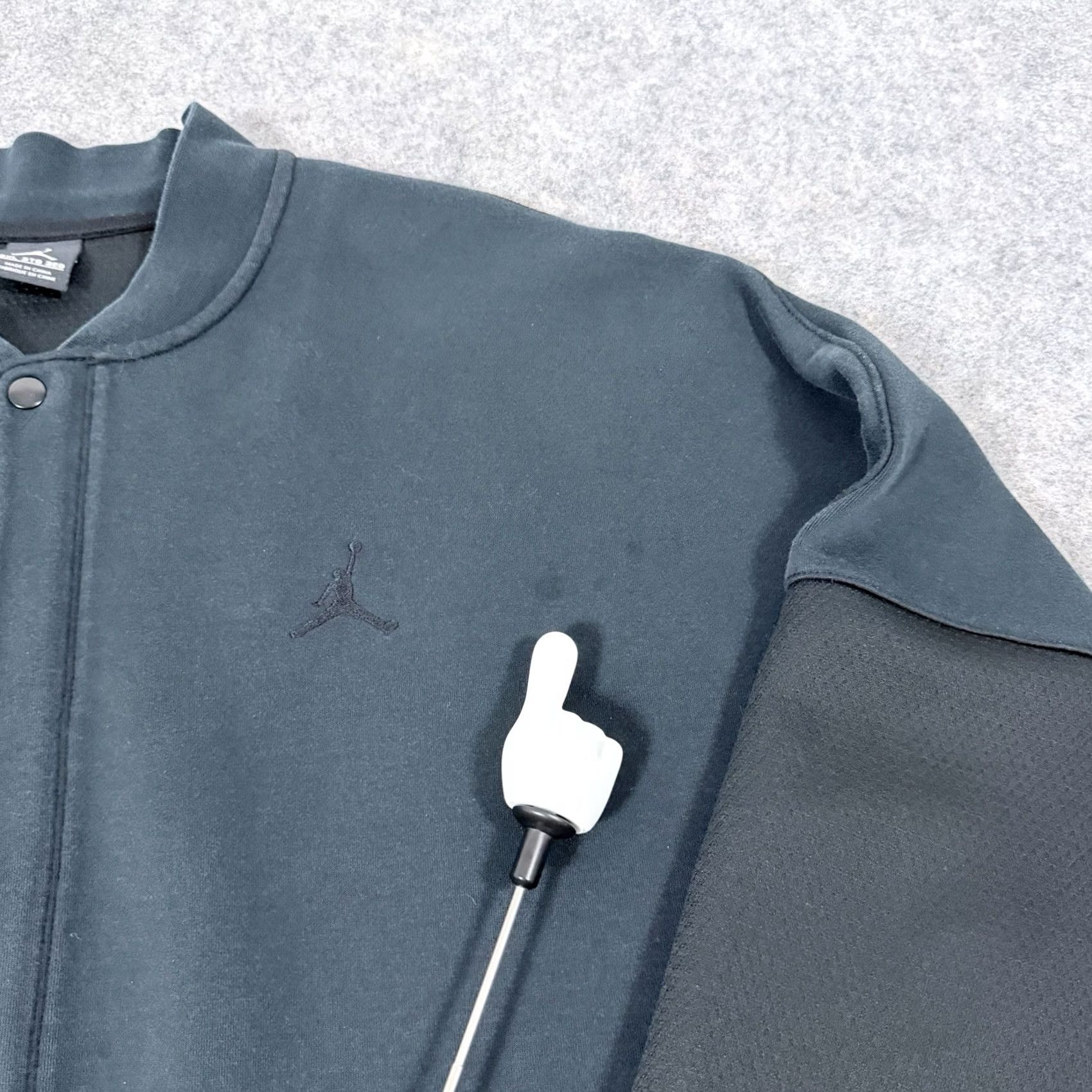 Nike Nike Air Jordan Long Sleeve Full-Zip Varsity Jacket Mens 3XL Navy Blue Size US XXL / EU 58 / 5 - 3 Thumbnail