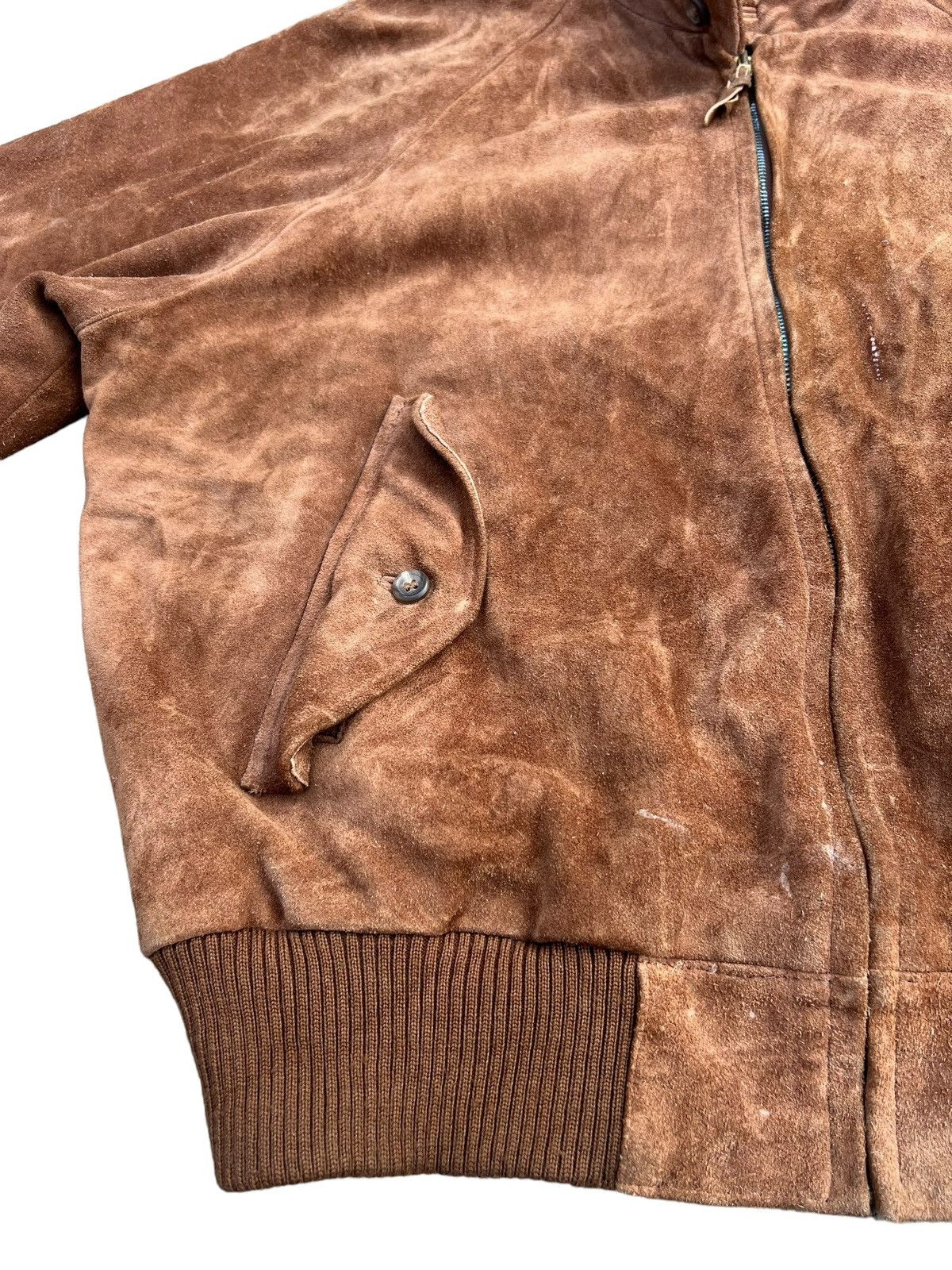 Polo Ralph Lauren VTG 90s Polo Ralph Lauren Patina Suede Leather Bomber Jacket Size US M / EU 48-50 / 2 - 11 Thumbnail