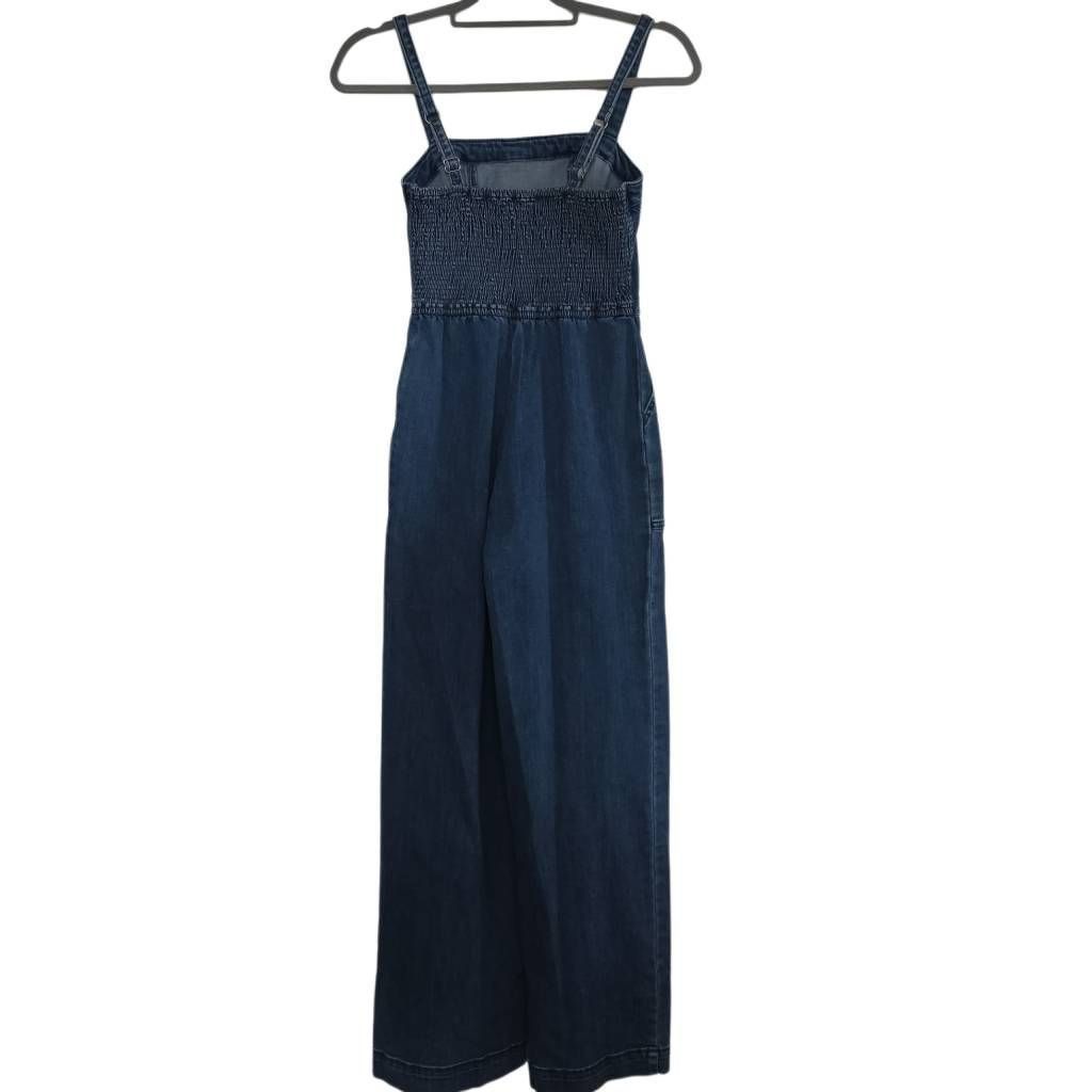Hollister Hollister Women's Size XS Blue Jean Cami Jumpsuit Size US 26 / EU 42 - 3 Thumbnail