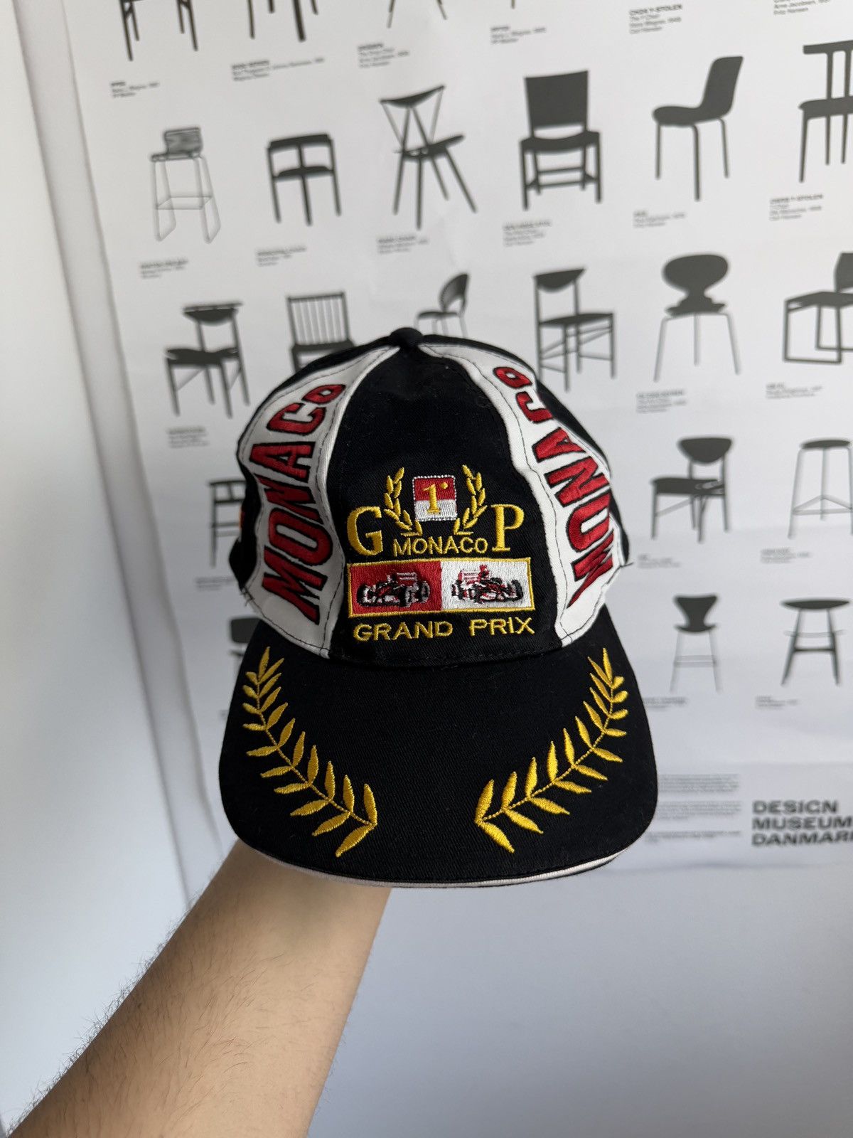 Formula 1 × Vintage Vintage 90s Monaco grand prix formula 1 cap hat ferrari y2k Size ONE SIZE - 2 Thumbnail