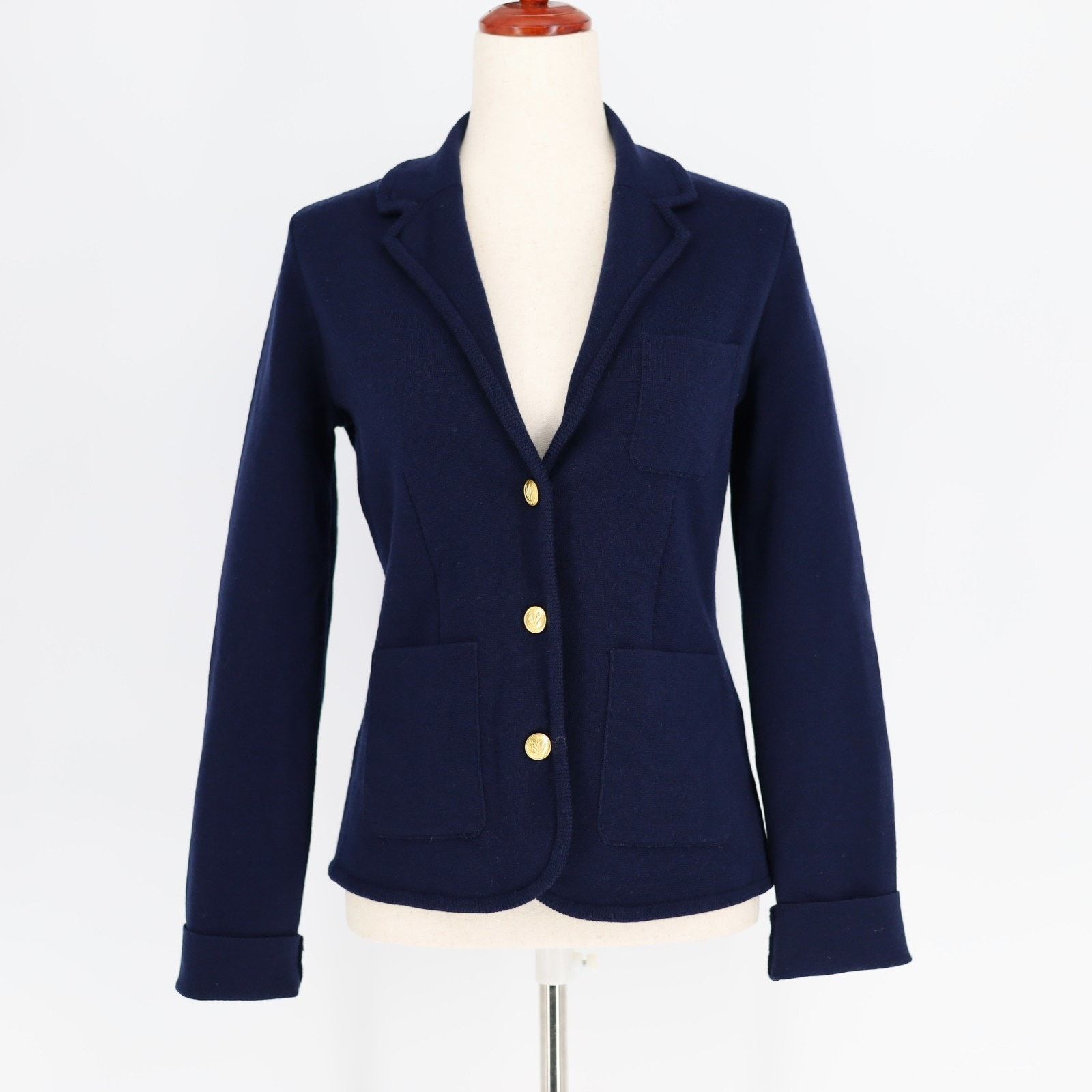 Rag & Bone Rag & Bone Women Wool Knit Alex Slim Button Blazer Size S Size S / US 4 / IT 40 - 5 Thumbnail