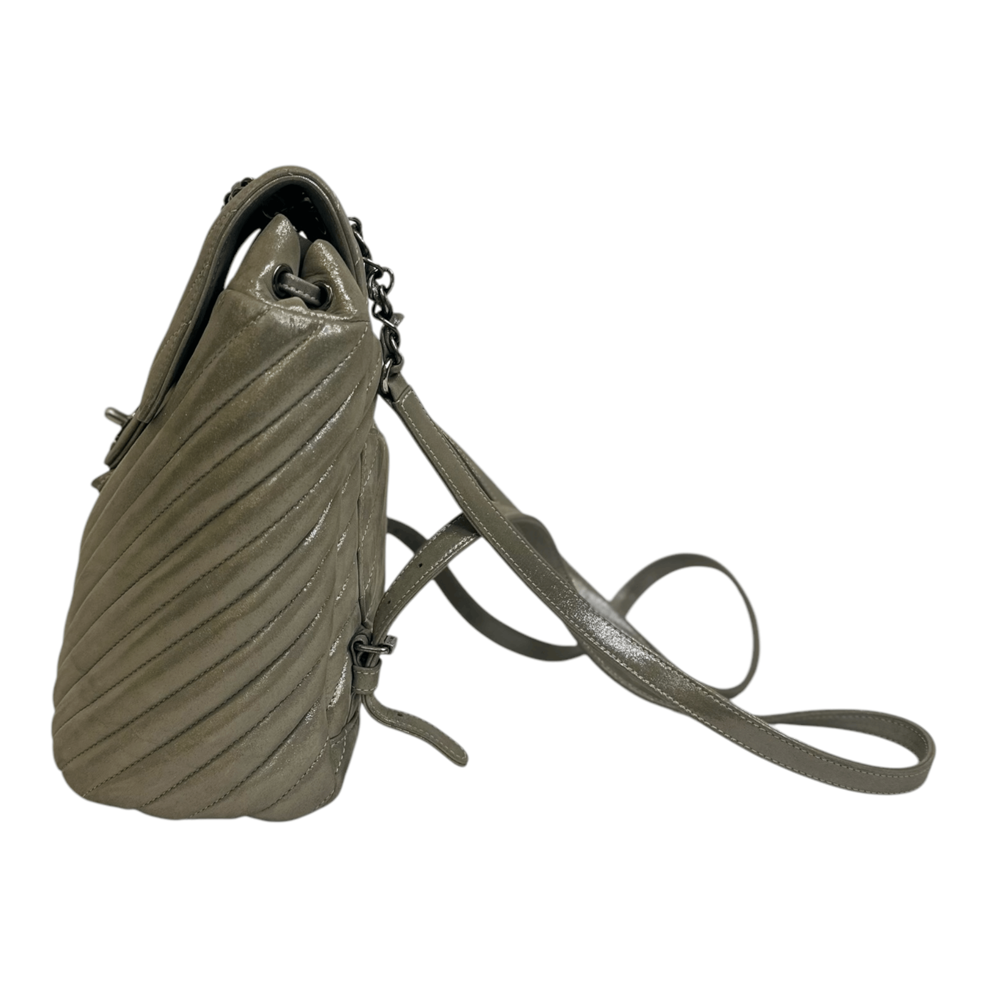 Chanel Chanel Calfskin Chevron Quilted Urban Spirit Backpack Small Size ONE SIZE - 3 Thumbnail