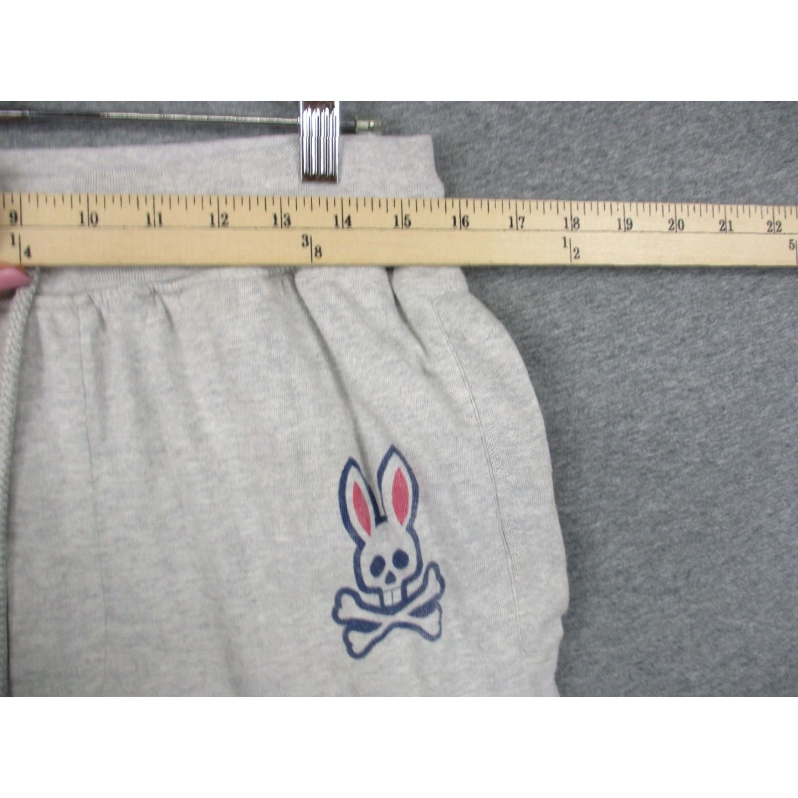 Psycho Bunny Psycho Bunny Sweatpants Mens Small Joggers Big Bunny Logo Cotton Blend Size US 29 - 5 Thumbnail