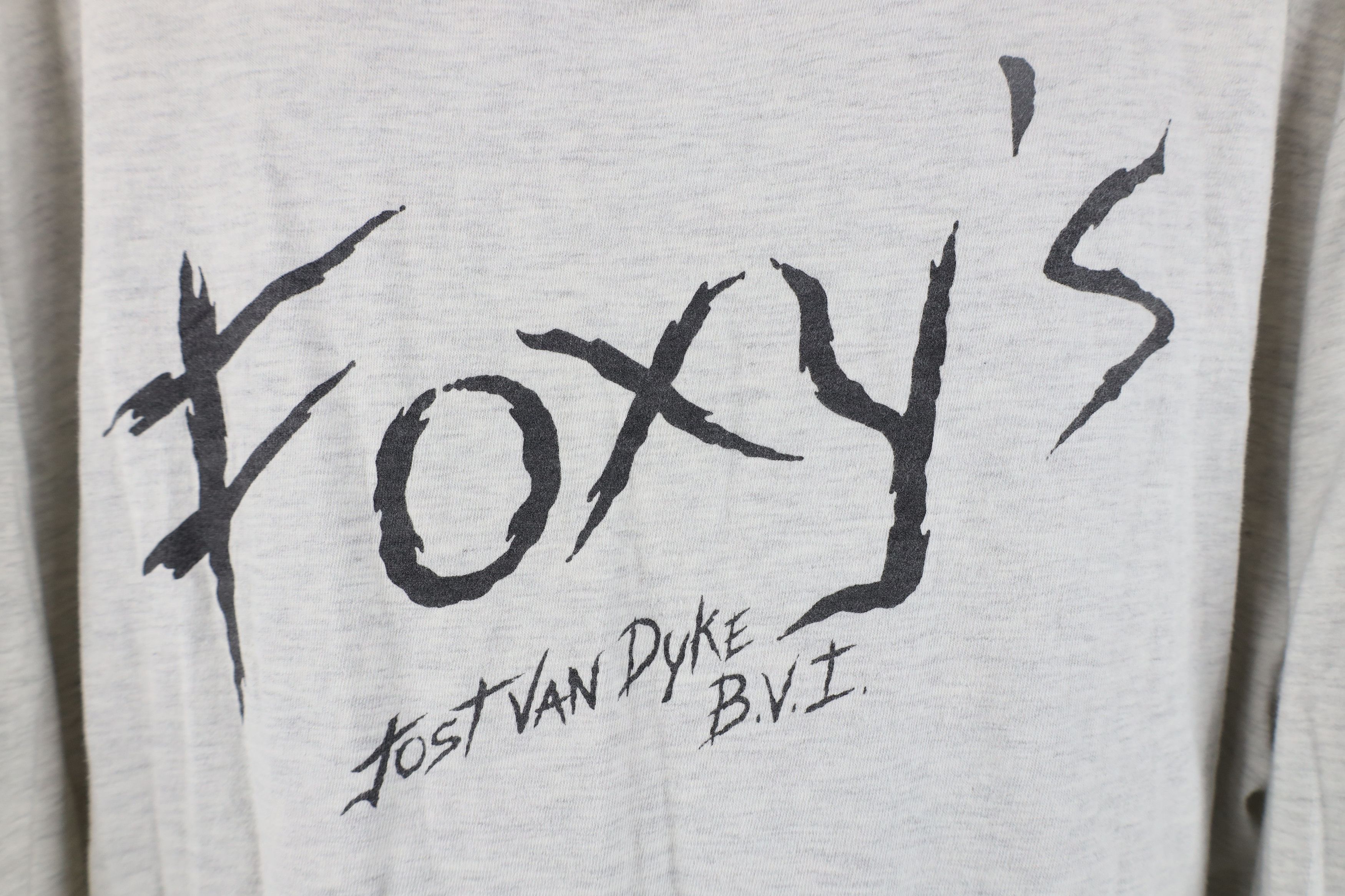 Vintage Vintage 90s Foxys Jost Van Dyke Virgin Long Sleeve T-Shirt Size US XL / EU 56 / 4 - 4 Thumbnail