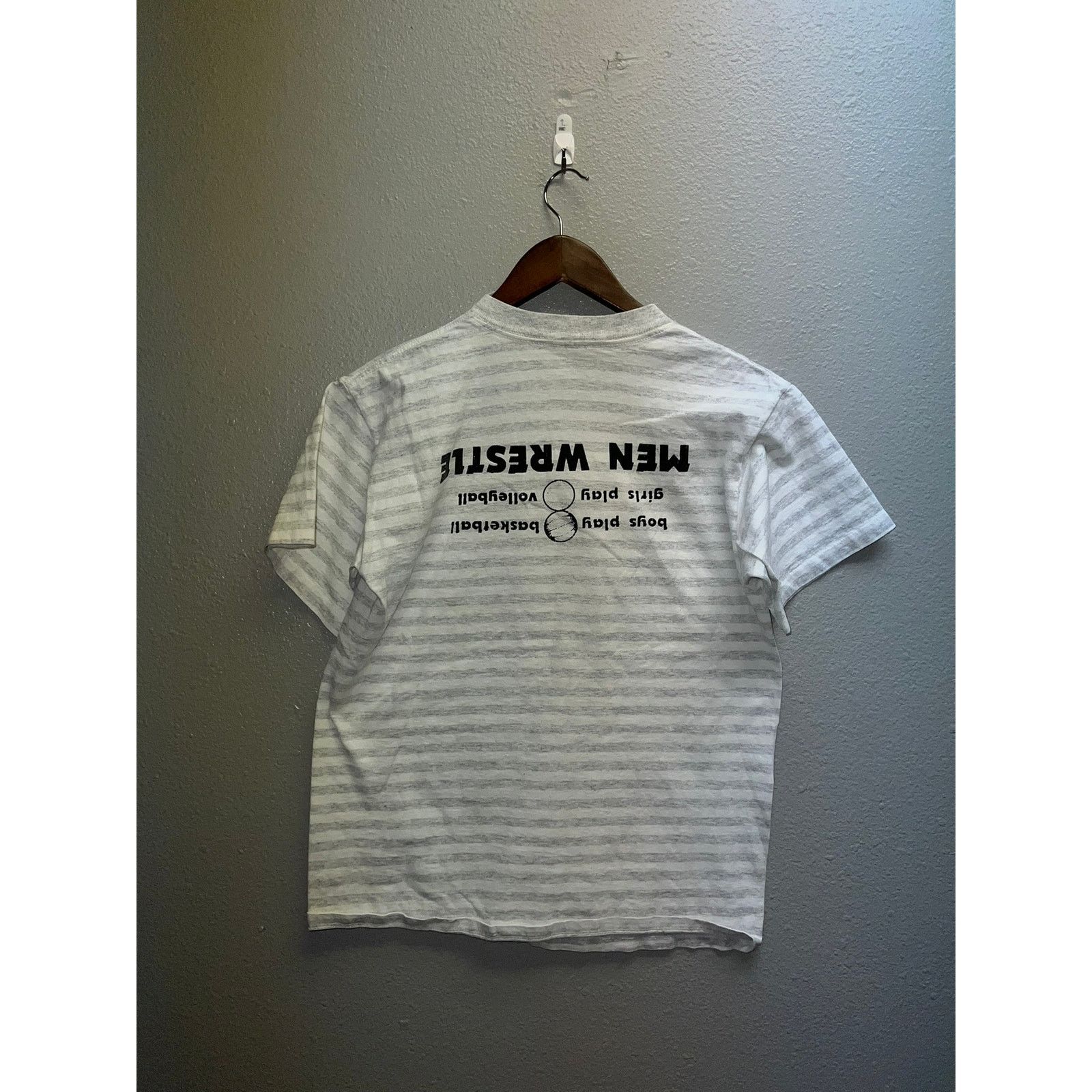 Vintage Vintage Wrestling Shirt Men Wrestle Gray Tee 90s M Size US M / EU 48-50 / 2 - 7 Thumbnail