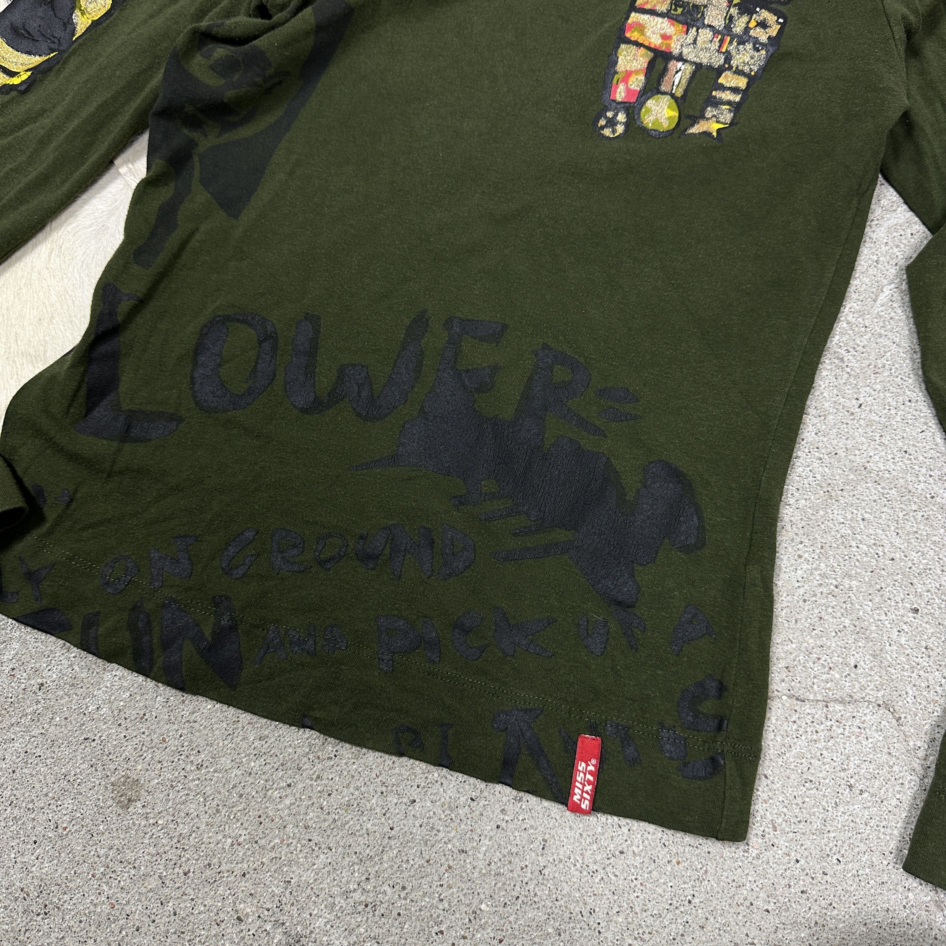 Miss Sixty Vintage Gorpcore Designer Miss Sixty Military Longsleeve 00s Size M / US 6-8 / IT 42-44 - 6 Thumbnail