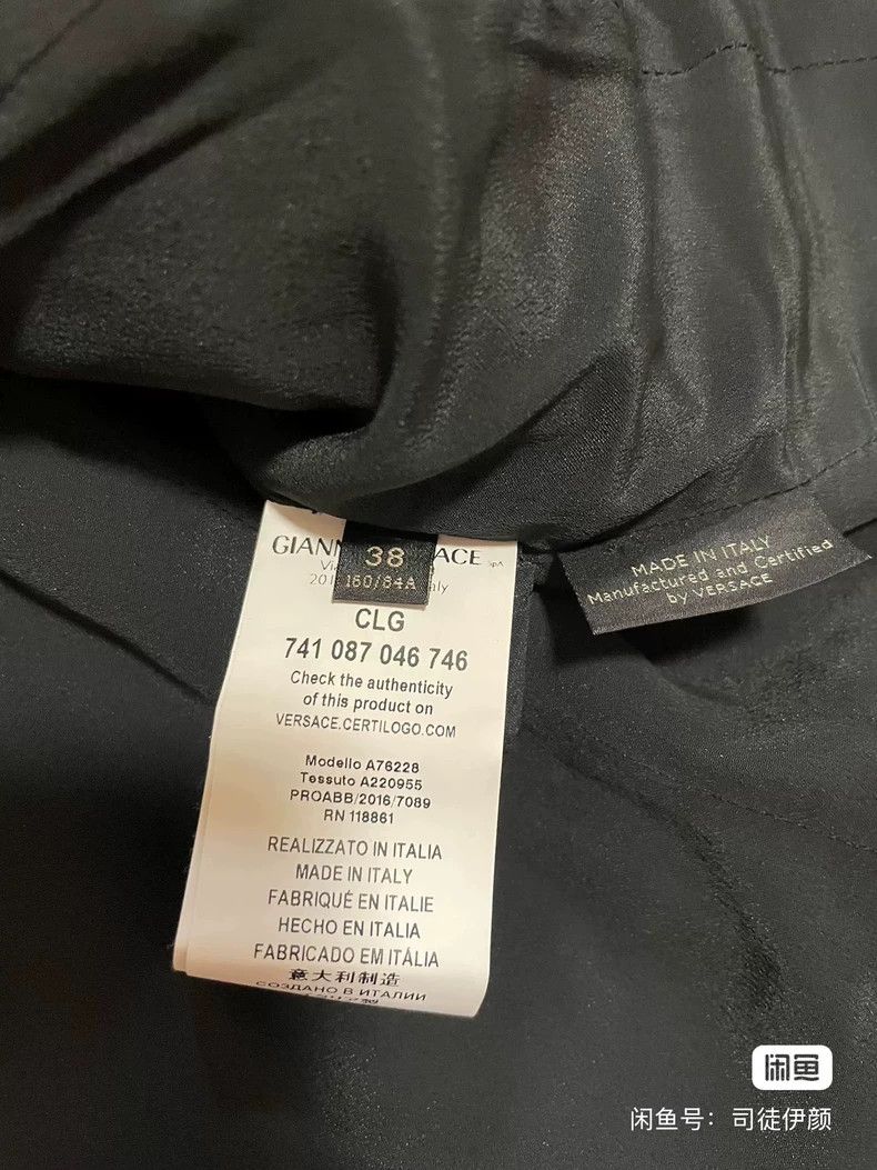 Versace Versace Classic blazer mesh sleeve design Size S / US 4 / IT 40 - 4 Thumbnail