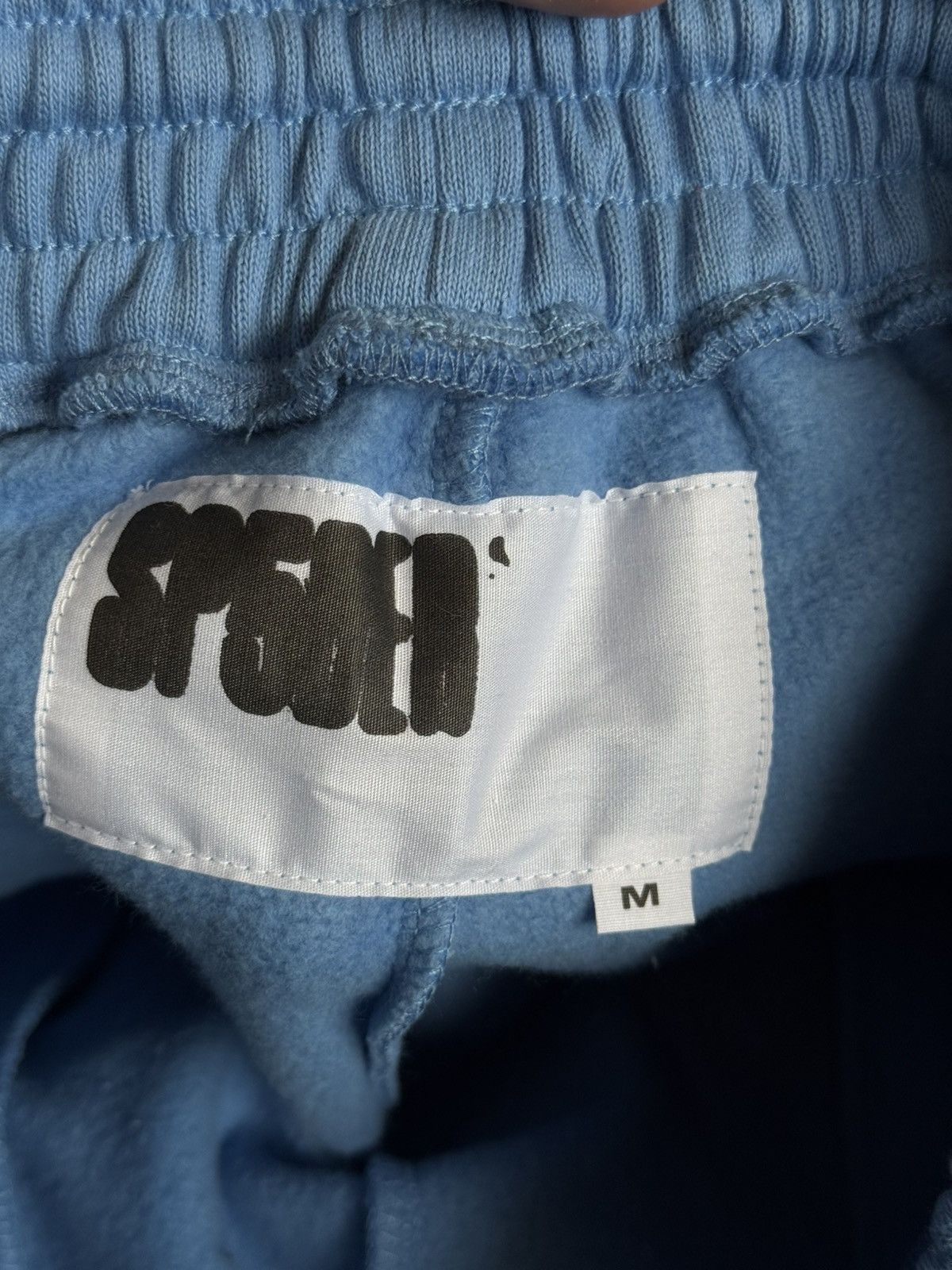 Sp5der Sp5der Sweatshorts Blue Size Medium (NEW) Size US 30 / EU 46 - 5 Thumbnail