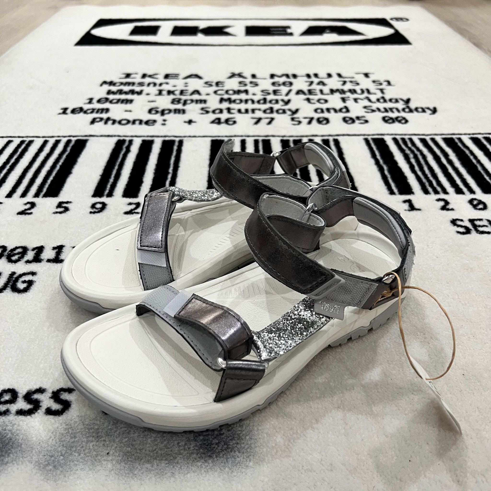 Teva Teva X Christian Cowan Silver XLT2 Hurricane Strap Sandals Size US 7 / IT 37 - 1 Thumbnail