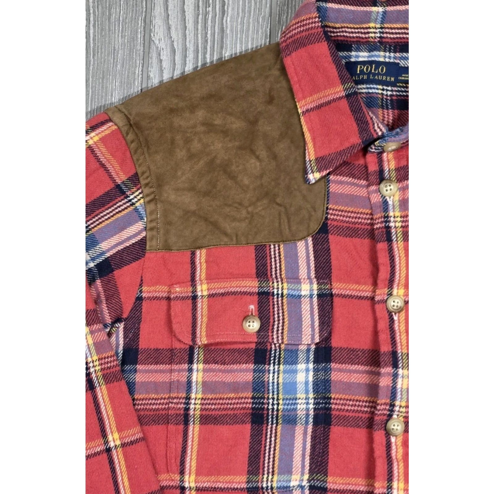 Polo Ralph Lauren Polo Ralph Lauren Shirt Men Button-Up Salmon Plaid Flannel Button Up Shirt M Size Multicolor 100% Cotton Casual Plaid 2010-2019 Size US M / EU 48-50 / 2 - 3 Thumbnail