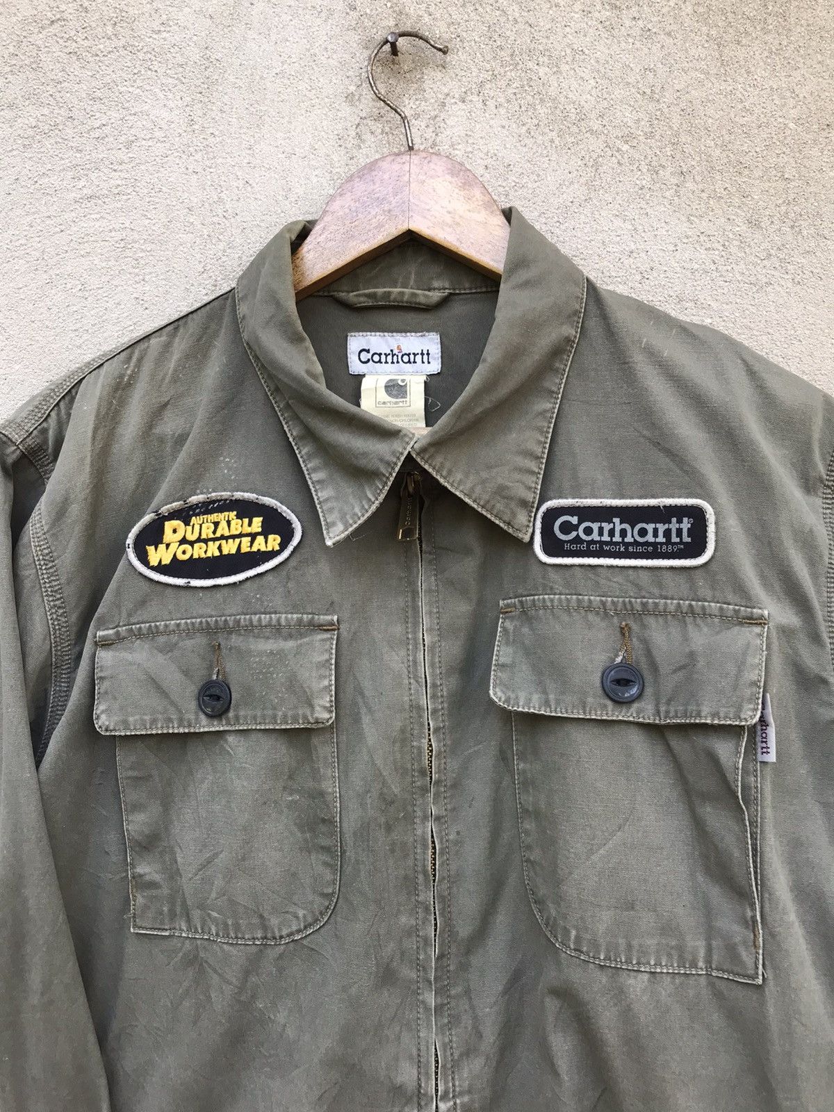 Carhartt RARE VINTAGE CARHARTT WORKWEAR MILITARY JACKET Size US M / EU 48-50 / 2 - 9 Thumbnail