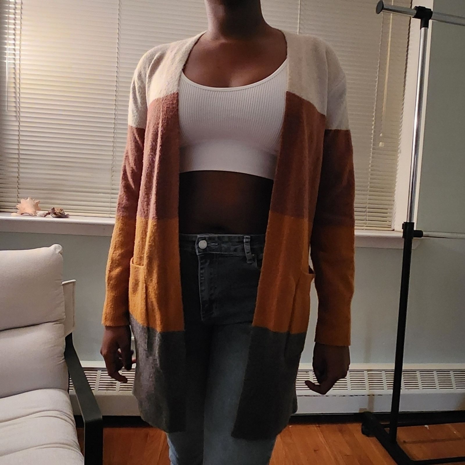 Madewell Madewell colorblock open cardigan Size XXS / US 00 / IT 34 - 1 Thumbnail