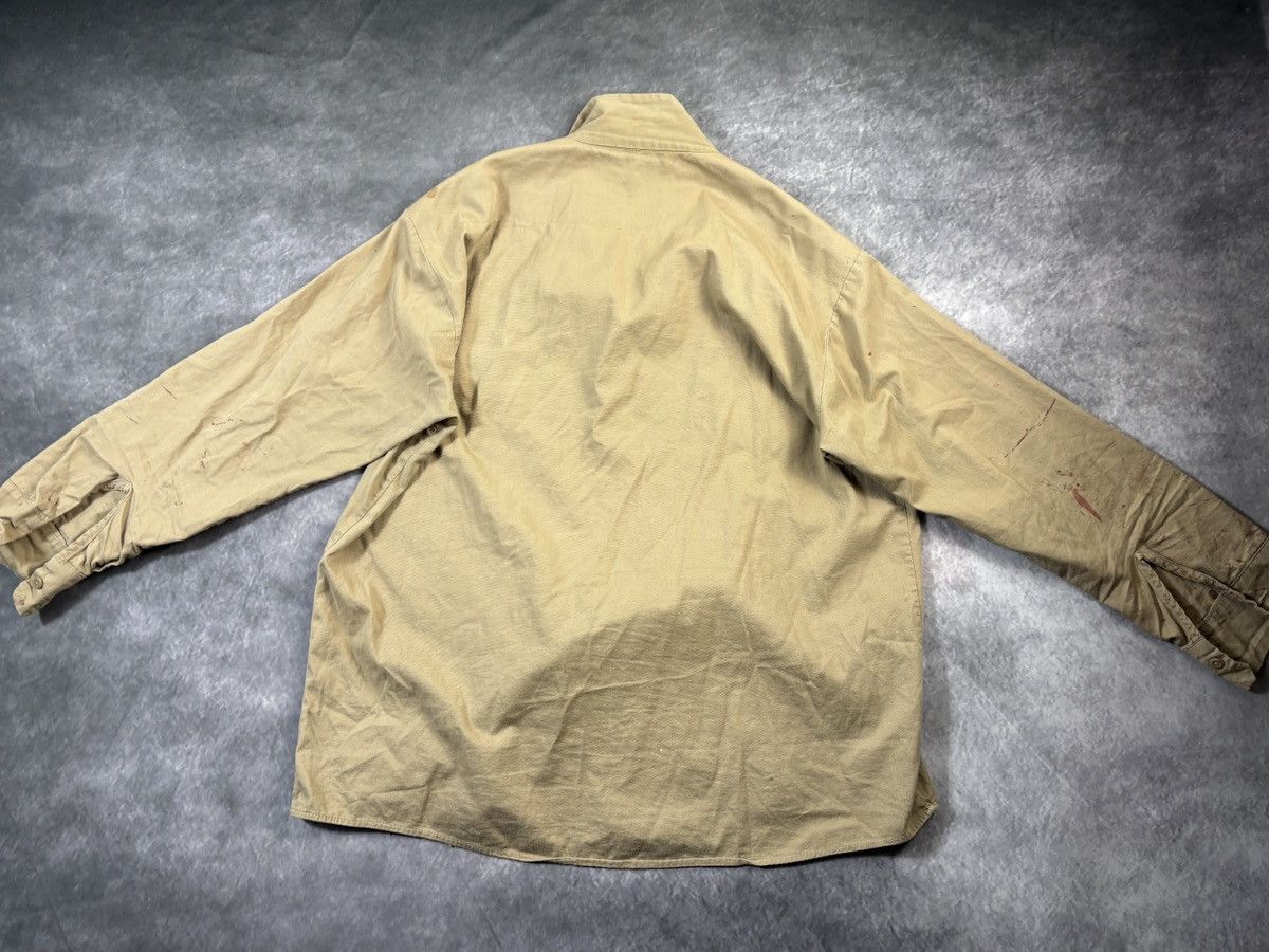 Vintage Vintage Work Shirt Blood Splatter Thrashed CP Rail Moleskin Size US XL / EU 56 / 4 - 14 Thumbnail