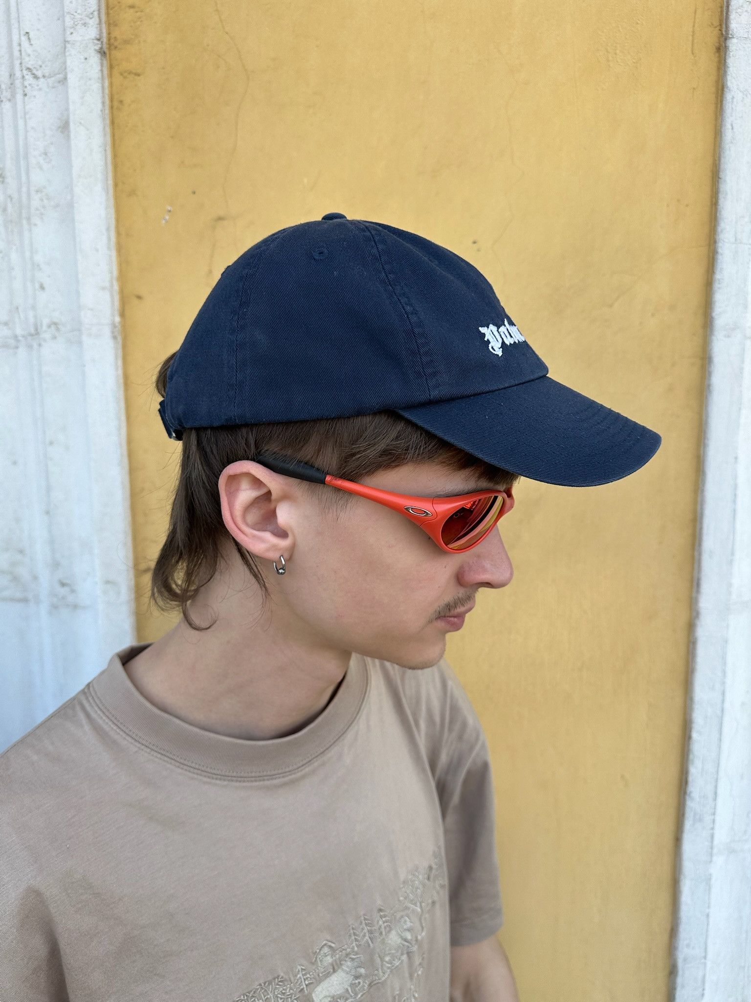 Palm Angels Palm Angels Cap Embroidered Grey Baseball Cap Hat Size ONE SIZE - 3 Thumbnail