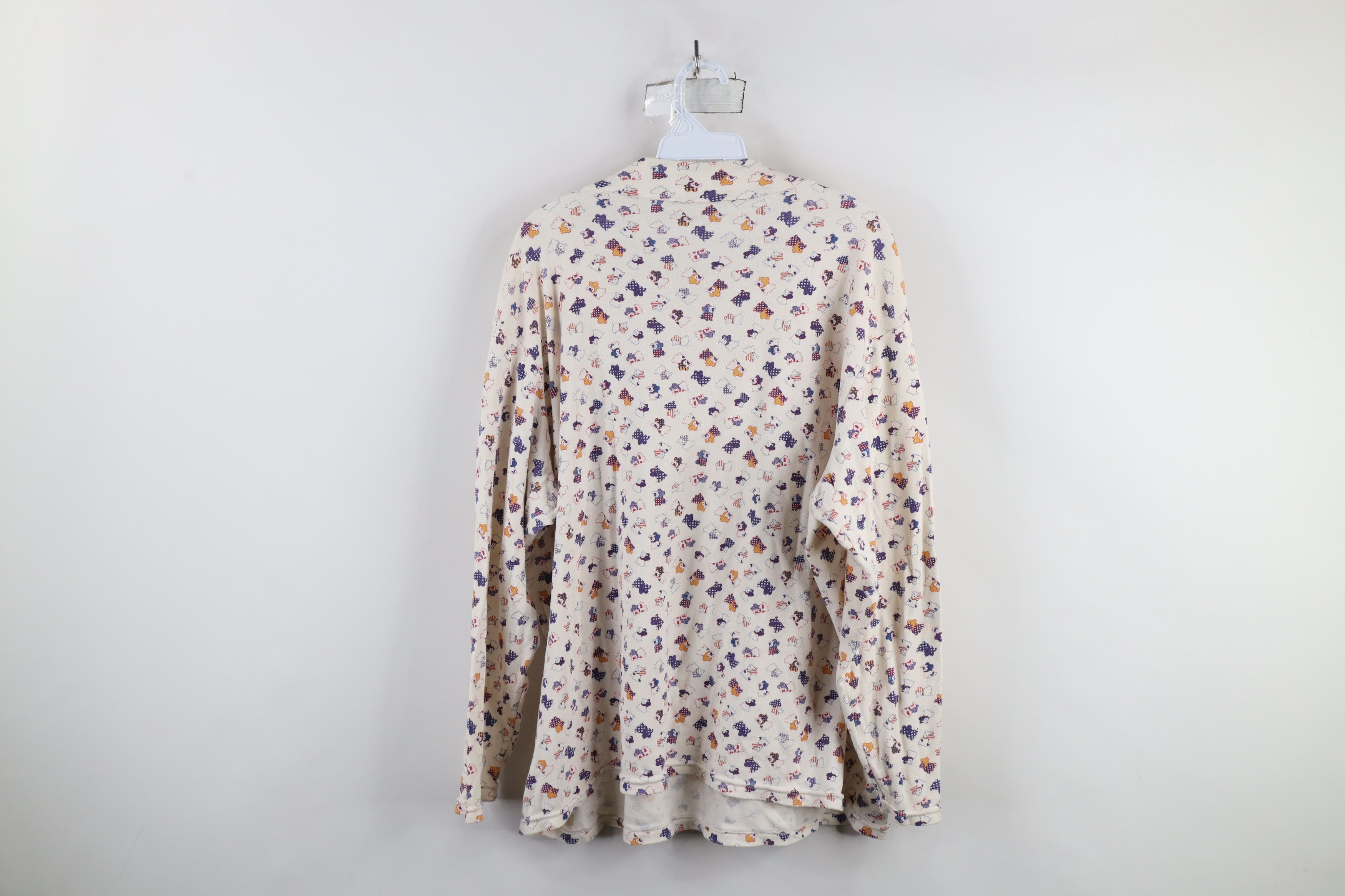 Vintage Vinage 90s Streetwear All Over Print Long Sleeve T-Shirt Size XXL / US 16-18 / IT 52-54 - 7 Thumbnail