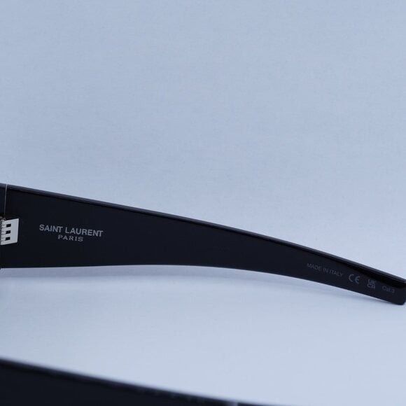 Saint Laurent Paris New Saint Laurent SLM140/F 002 Sunglasses - Shiny Black Size ONE SIZE - 7 Thumbnail