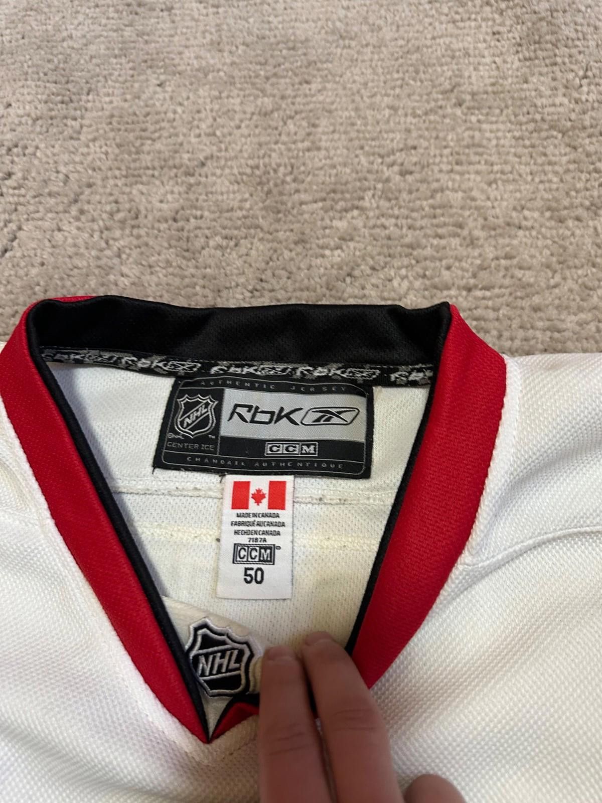 Reebok VINTAG CHICAGO BLACKHAWKS #19 TOEWS NHL REEBOK HOCKEY JERSEY Size US M / EU 48-50 / 2 - 5 Thumbnail