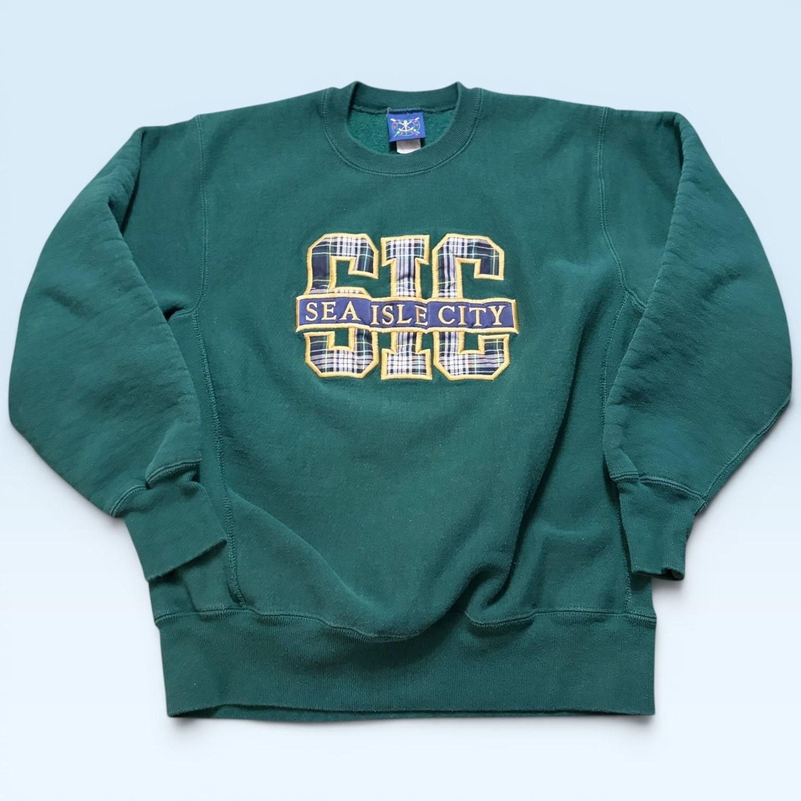 Vintage Oarsman 913 Sweatshirt M Crewneck Sea Isle City SIC Logo Size US M / EU 48-50 / 2 - 1 Thumbnail