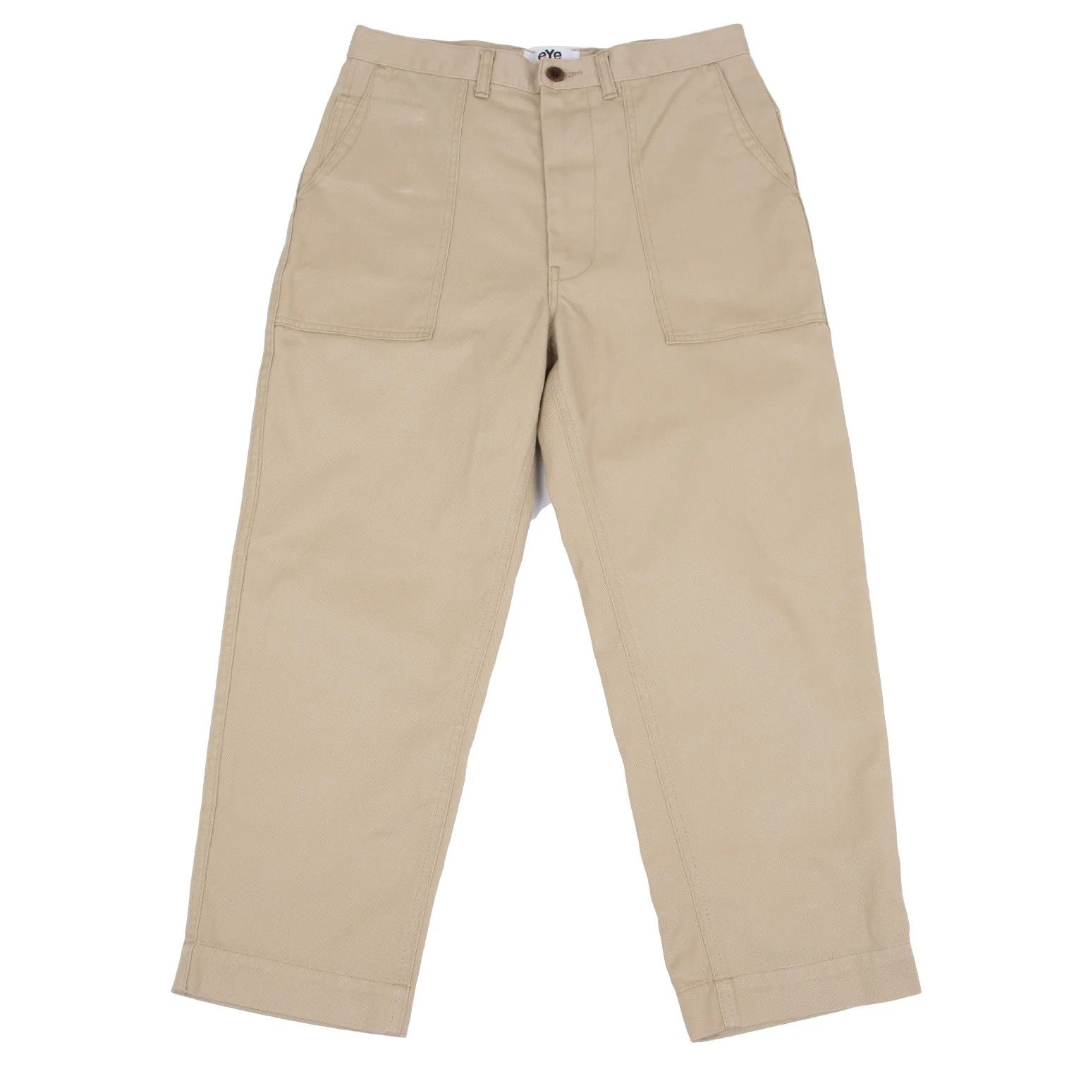 Junya Watanabe Beige Cotton Blend Chino Work Pants XS Size US 26 / EU 42 - 1 Thumbnail