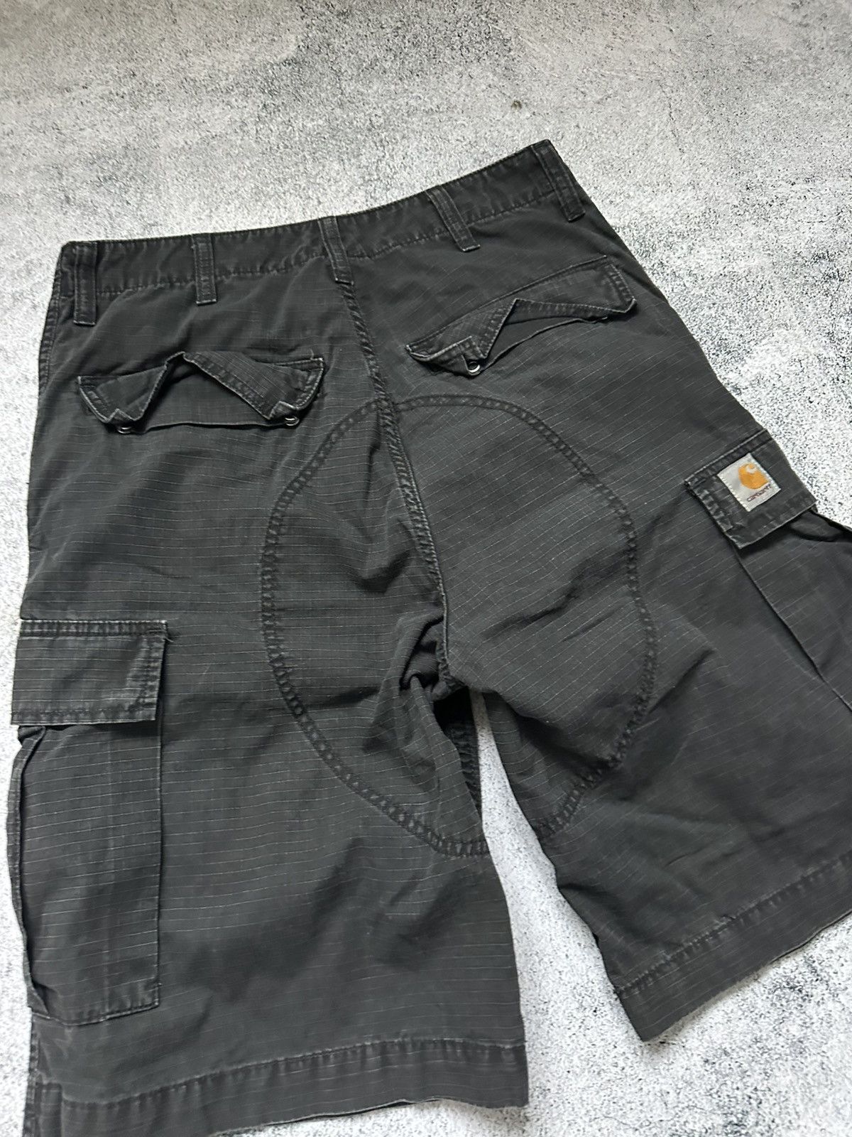 Carhartt Carhartt Cargo Shorts Black Logo Size US 32 / EU 48 - 11 Thumbnail