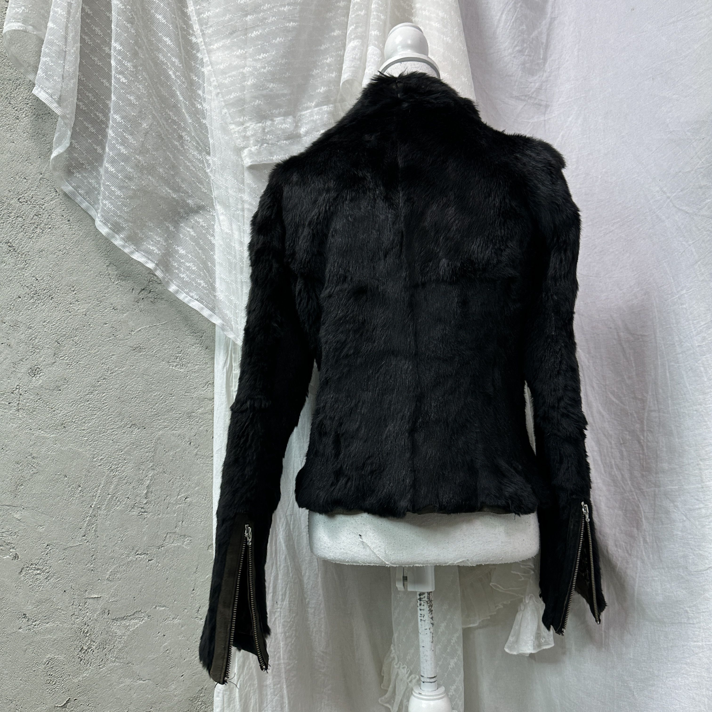 Vintage Vintage Old Money Real Rabbit Fur Jacket 00s Size M / US 6-8 / IT 42-44 - 12 Thumbnail