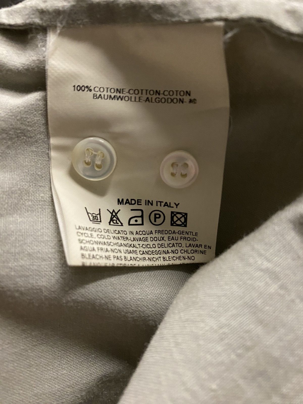 Maison Margiela Maison Margiela Gray Button Up Size US M / EU 48-50 / 2 - 3 Thumbnail