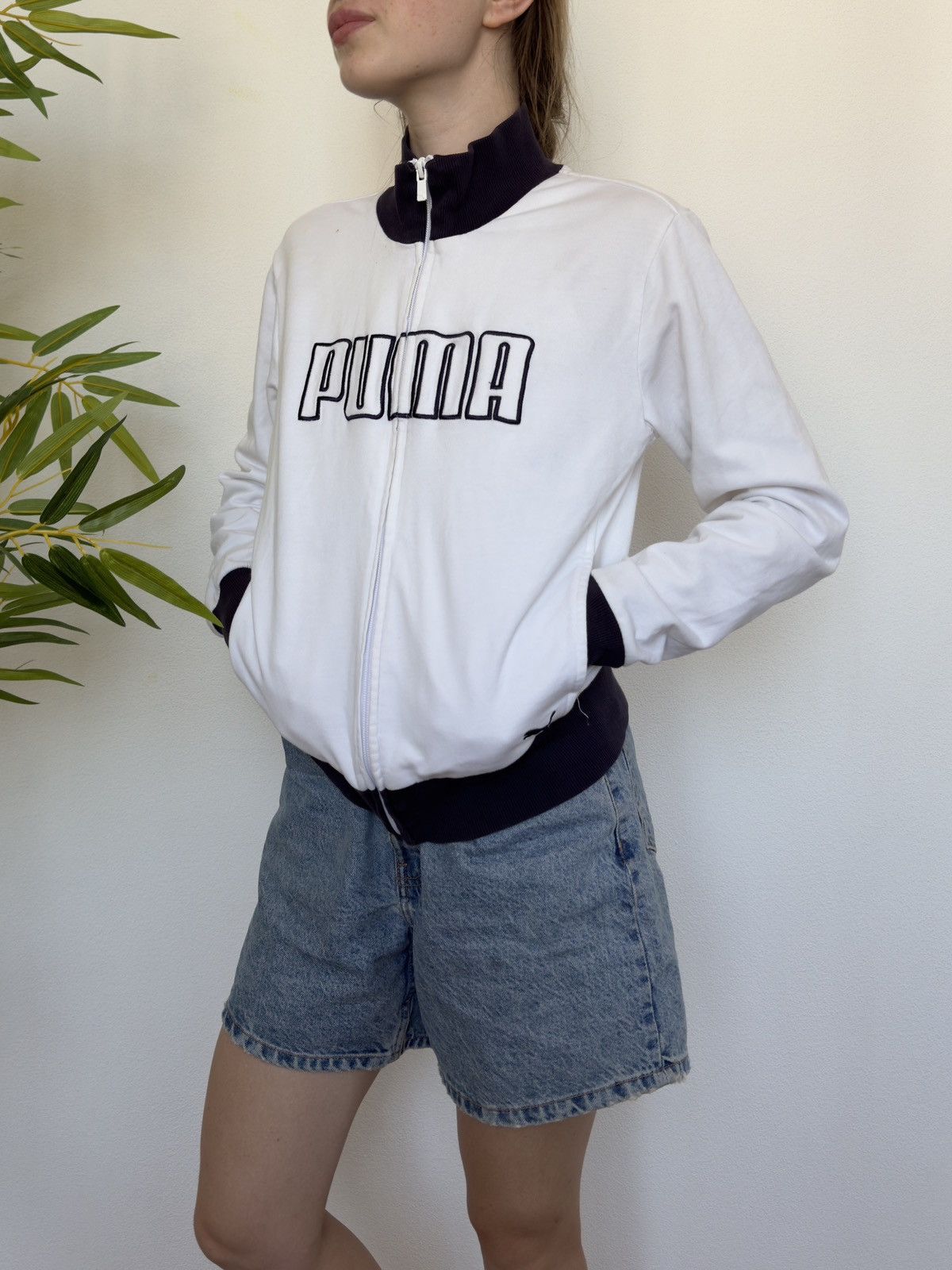 Puma VINTAGE PUMA Y2K 2000s ZIP SWEATSHIRT Size S / US 4 / IT 40 - 1 Thumbnail