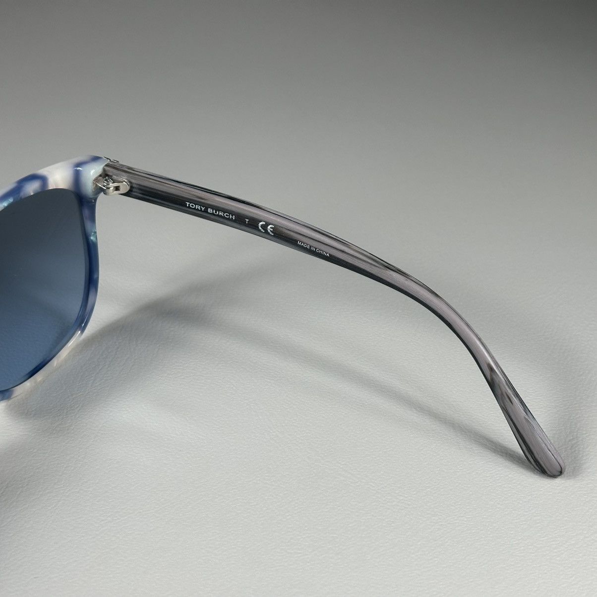 Tory Burch Tory Burch TY 7106 1652/8F Blue Moonstone Squared Sunglasses Size ONE SIZE - 5 Thumbnail