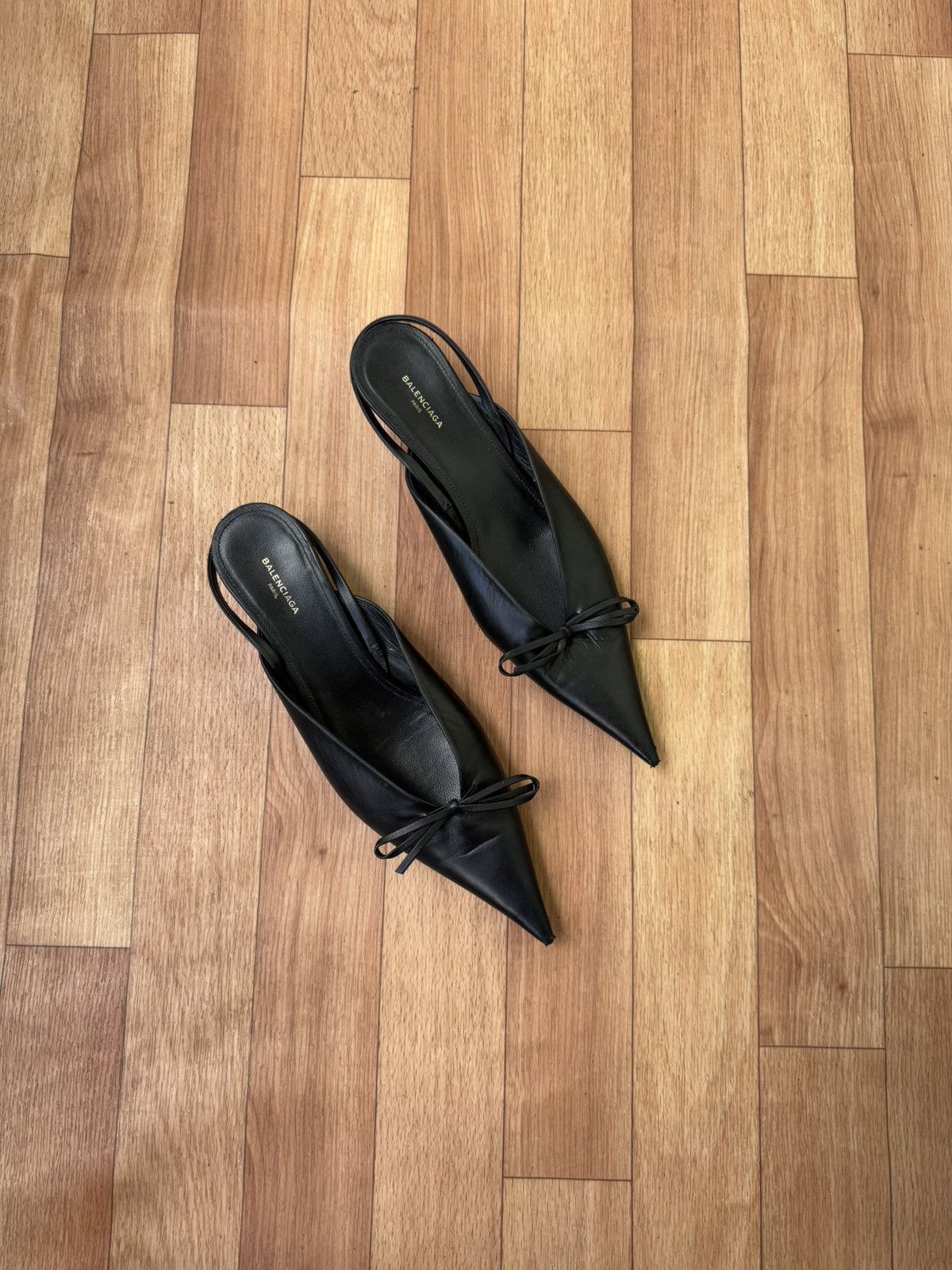 Balenciaga Balenciaga bow knife Slingback Size US 8 / IT 38 - 7 Thumbnail