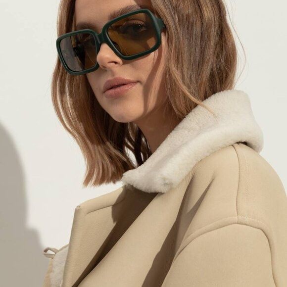 Jacquemus Jacquemus JAC/86 C1 Sunglasses Shiny Black Square Frame Size ONE SIZE - 4 Thumbnail