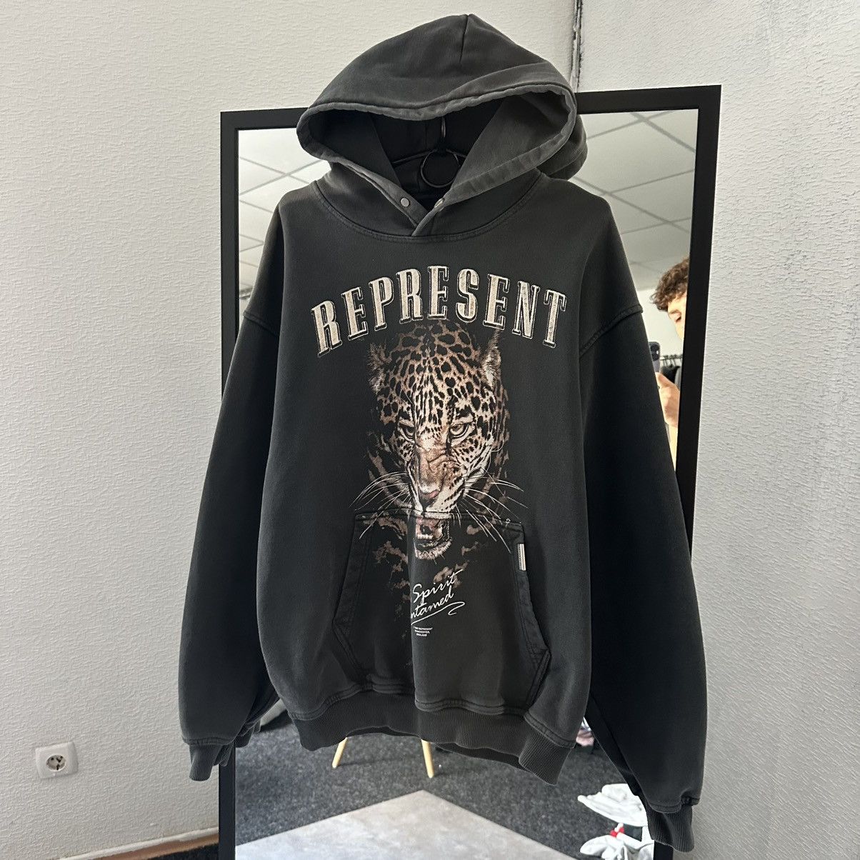 Represent tiger hoodie faded