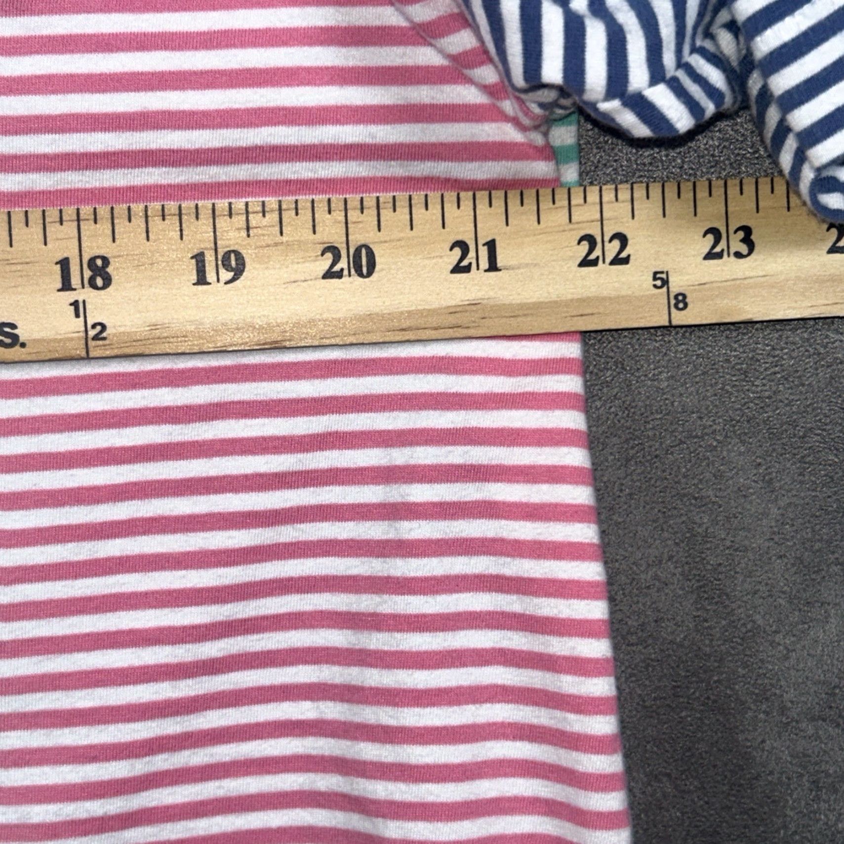 Vineyard Vines Vineyard Vines Mens Polo Short Sleeve Classic Fit Pima Cotton L Pink Green Blue Striped Button Collared Casual Golf Walking Men Regular XS? Wait Size US L / EU 52-54 / 3 - 6 Thumbnail