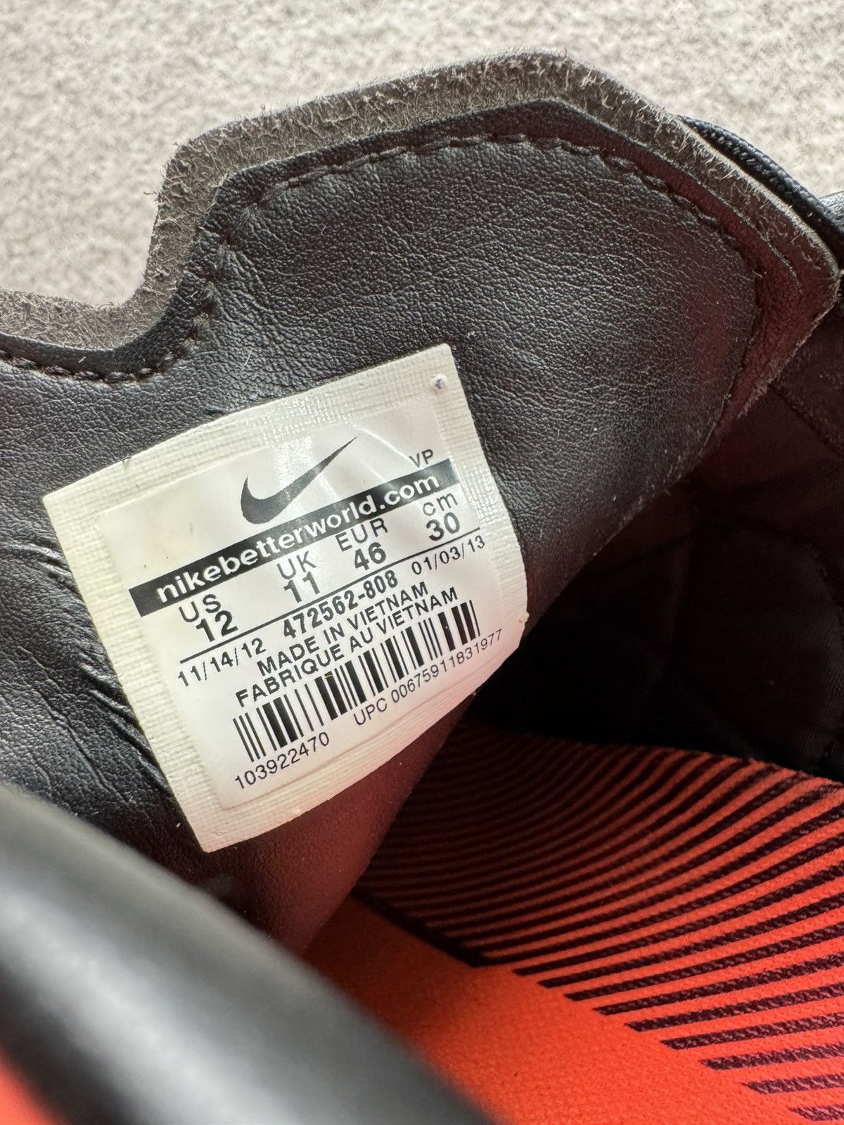 Nike Nike Total90 Strike IV 4 FG Pro 46 boots football soccer Size US 12 / EU 45 - 14 Thumbnail