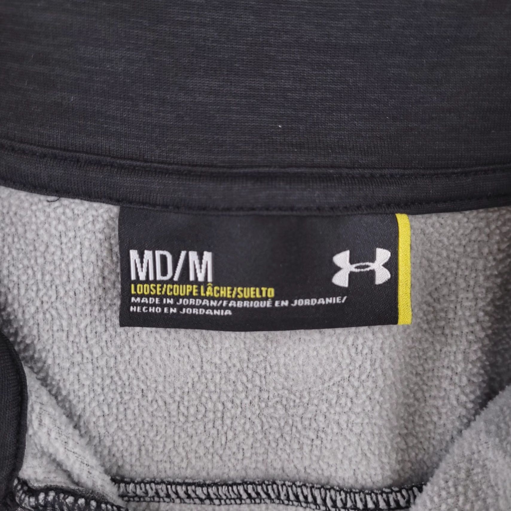 Under Armour Under Armour Sweater Mens Medium Quarter Zip Gray Golf Performance Polyester Pullover 1/4 Zip Logo Regular Size M Gray Mens Golf Under Armour Sweater Size US M / EU 48-50 / 2 - 4 Thumbnail