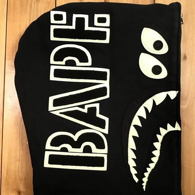 Bape × Bounty Hunter 💫Glow in the dark💫 BAPE BOUNTY HUNTER Shark Full Zip Hoodie Size US M / EU 48-50 / 2 - 5 Thumbnail