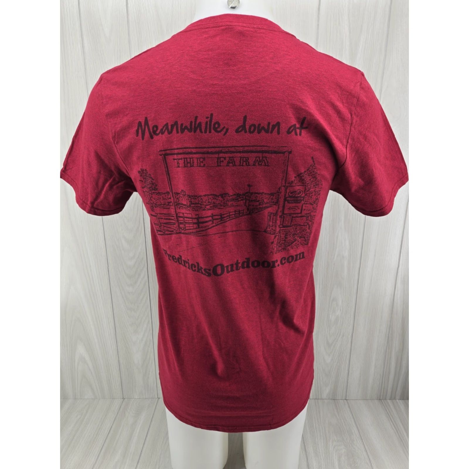 Fruit Of The Loom Fruit of the Loom Fredricks Outdoor Alabama Red Men's Shirt Size Medium T-Shirt Short Sleeve Regular Red, Outdoor, Men's Shirt, M Size US M / EU 48-50 / 2 - 2 Thumbnail